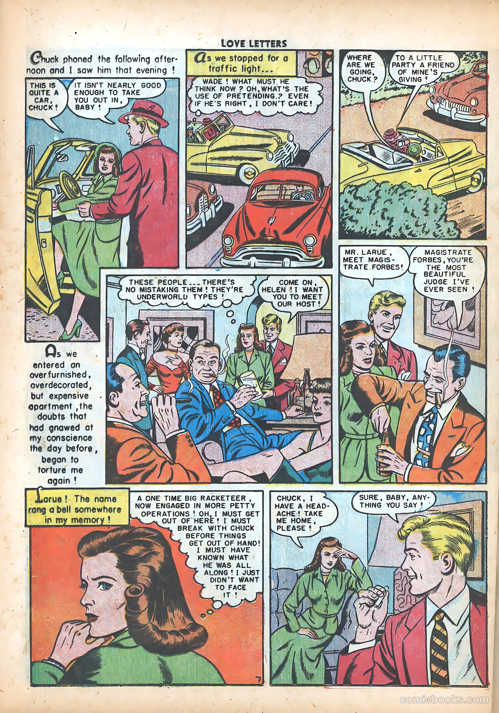 Love Letters #14 (1951) — page 32 of 36