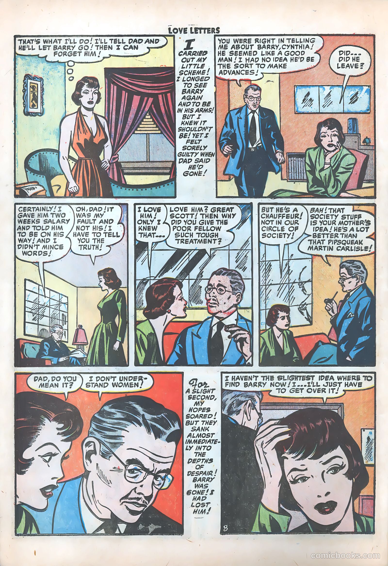 Love Letters #16 (1951) — page 10 of 36