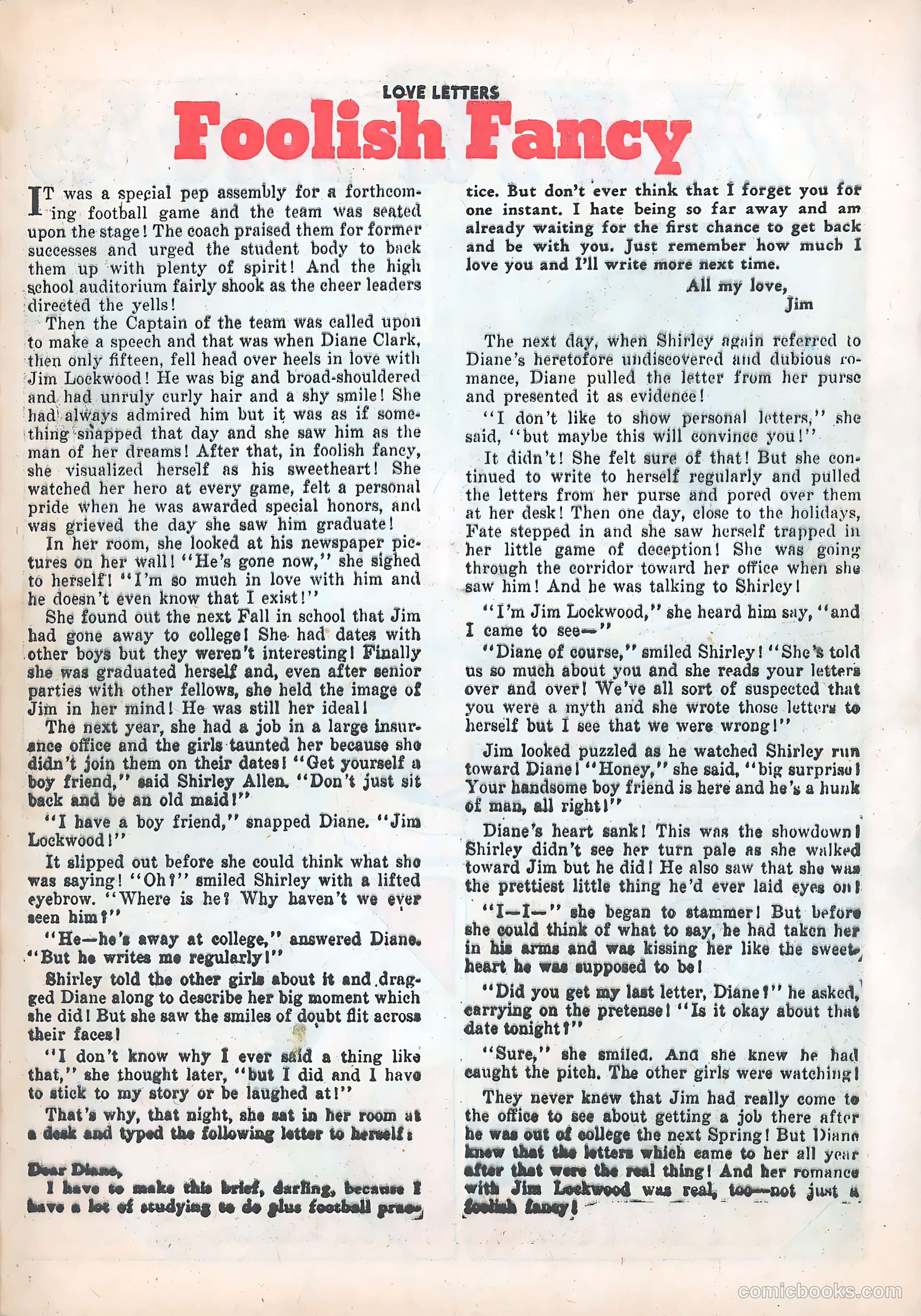 Love Letters #16 (1951) — page 25 of 36