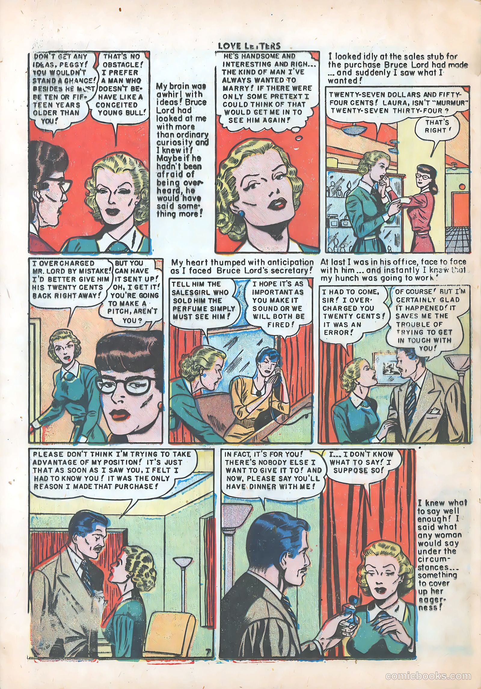 Love Letters #16 (1951) — page 32 of 36