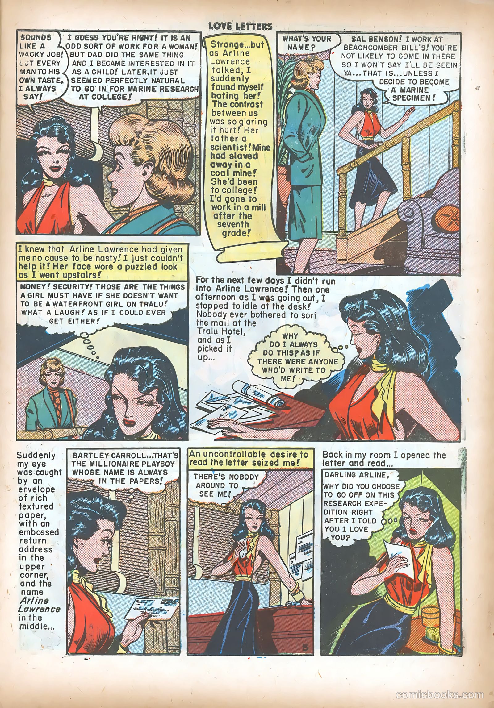Love Letters #3 (1950) — page 7 of 37