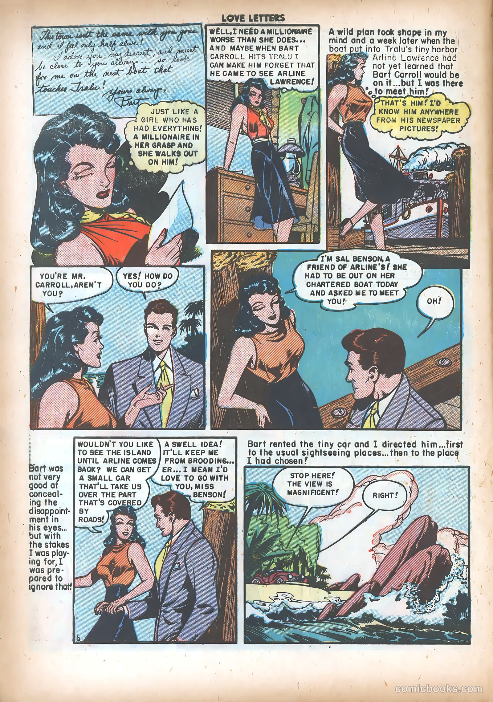 Love Letters #3 (1950) — page 8 of 37