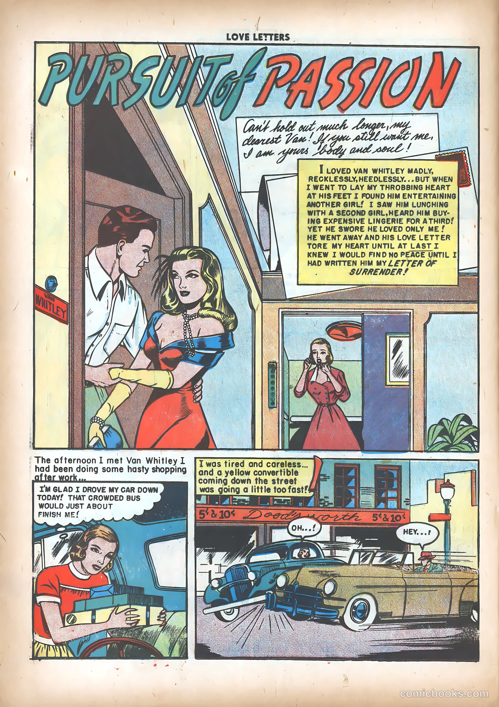 Love Letters #3 (1950) — page 12 of 37