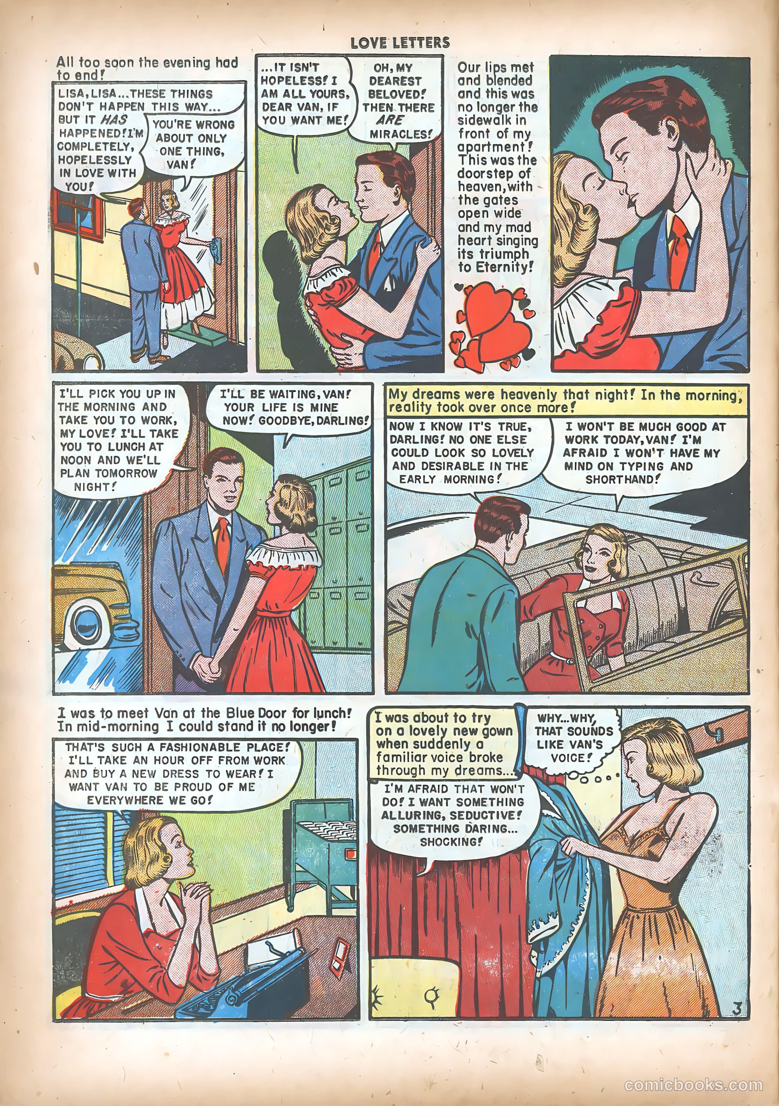 Love Letters #3 (1950) — page 14 of 37