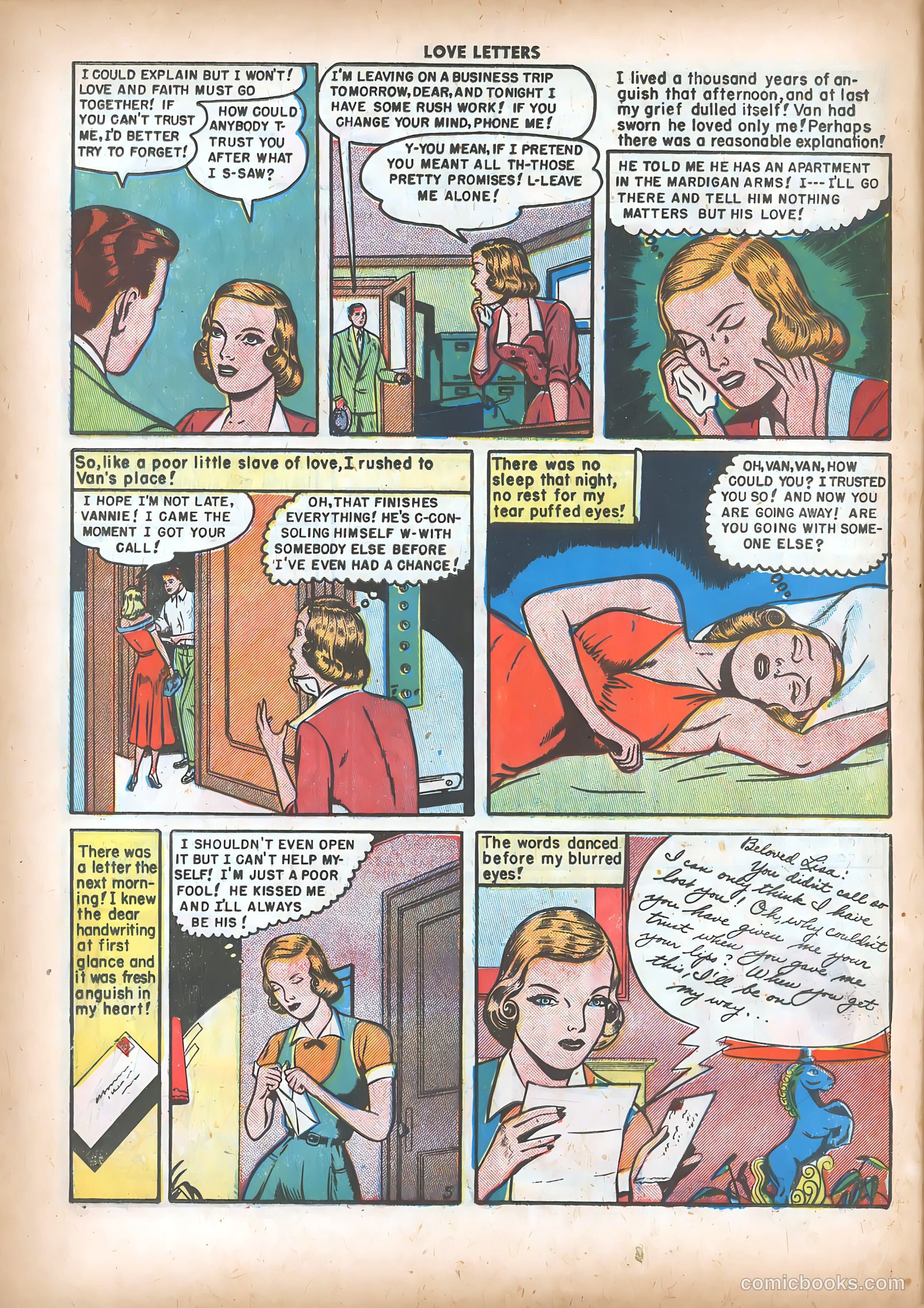 Love Letters #3 (1950) — page 16 of 37