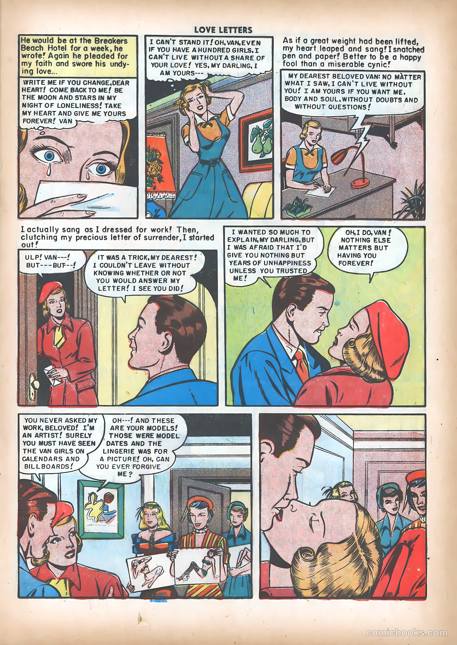 Love Letters #3 (1950) — page 17 of 37