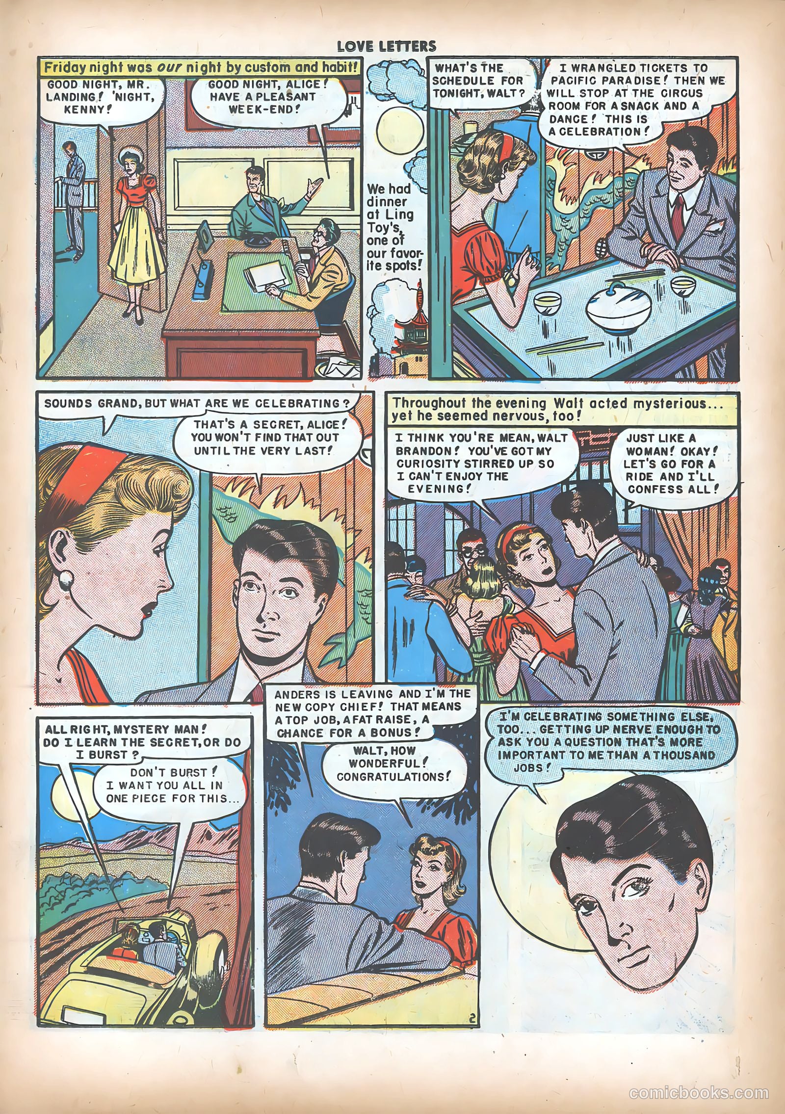 Love Letters #3 (1950) — page 19 of 37