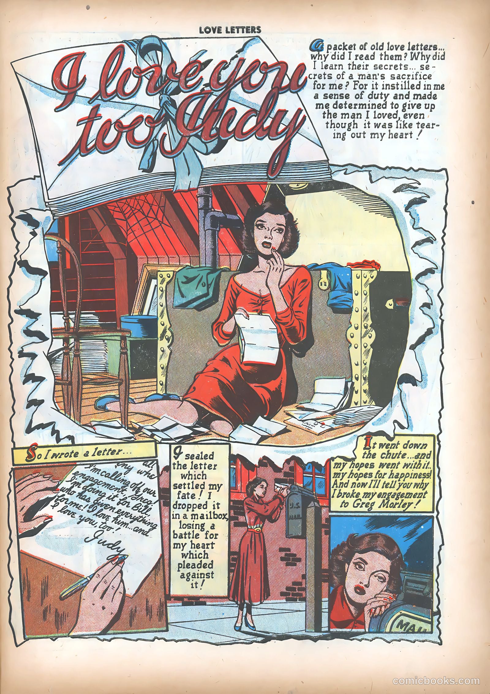 Love Letters #3 (1950) — page 27 of 37