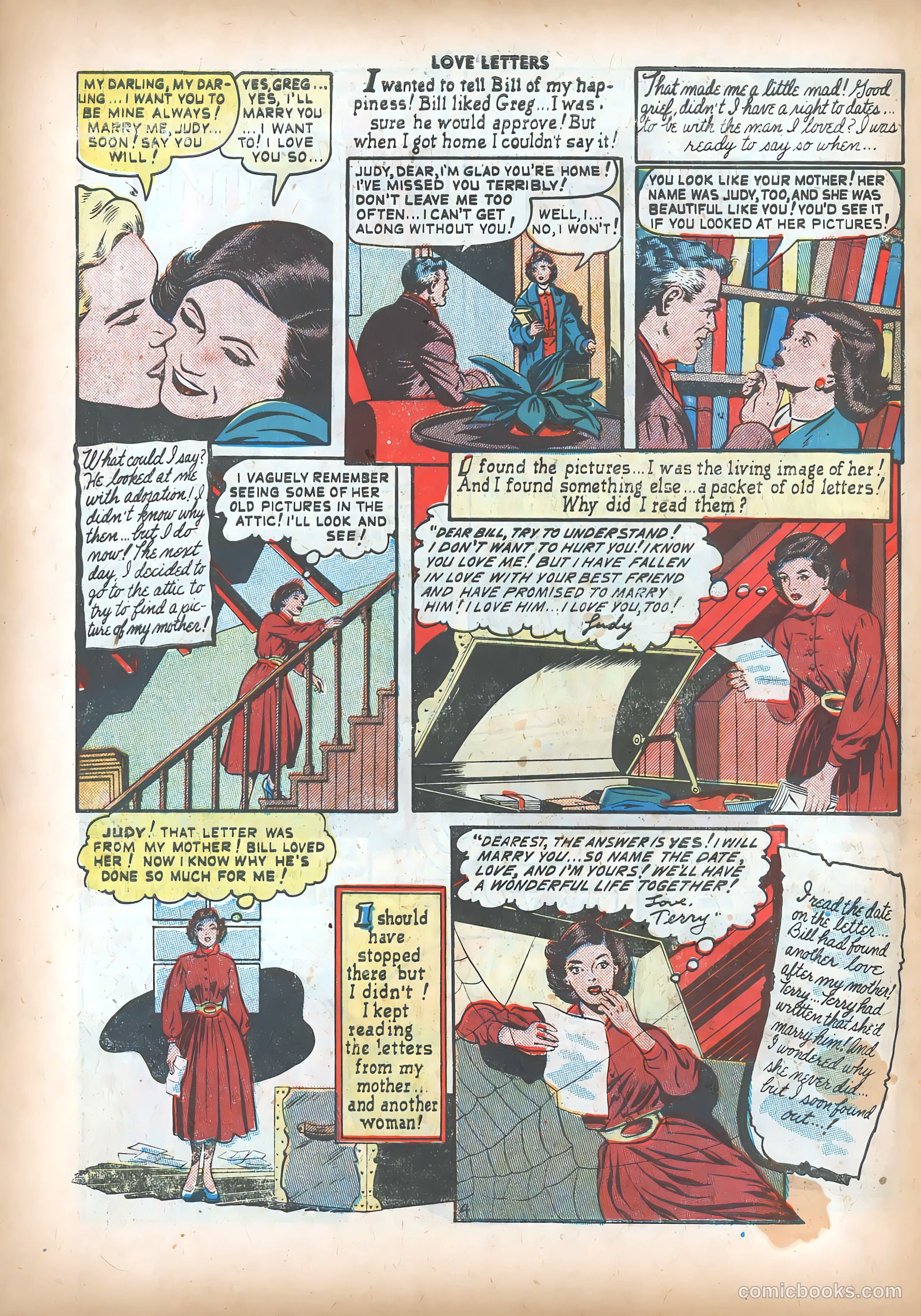 Love Letters #3 (1950) — page 30 of 37
