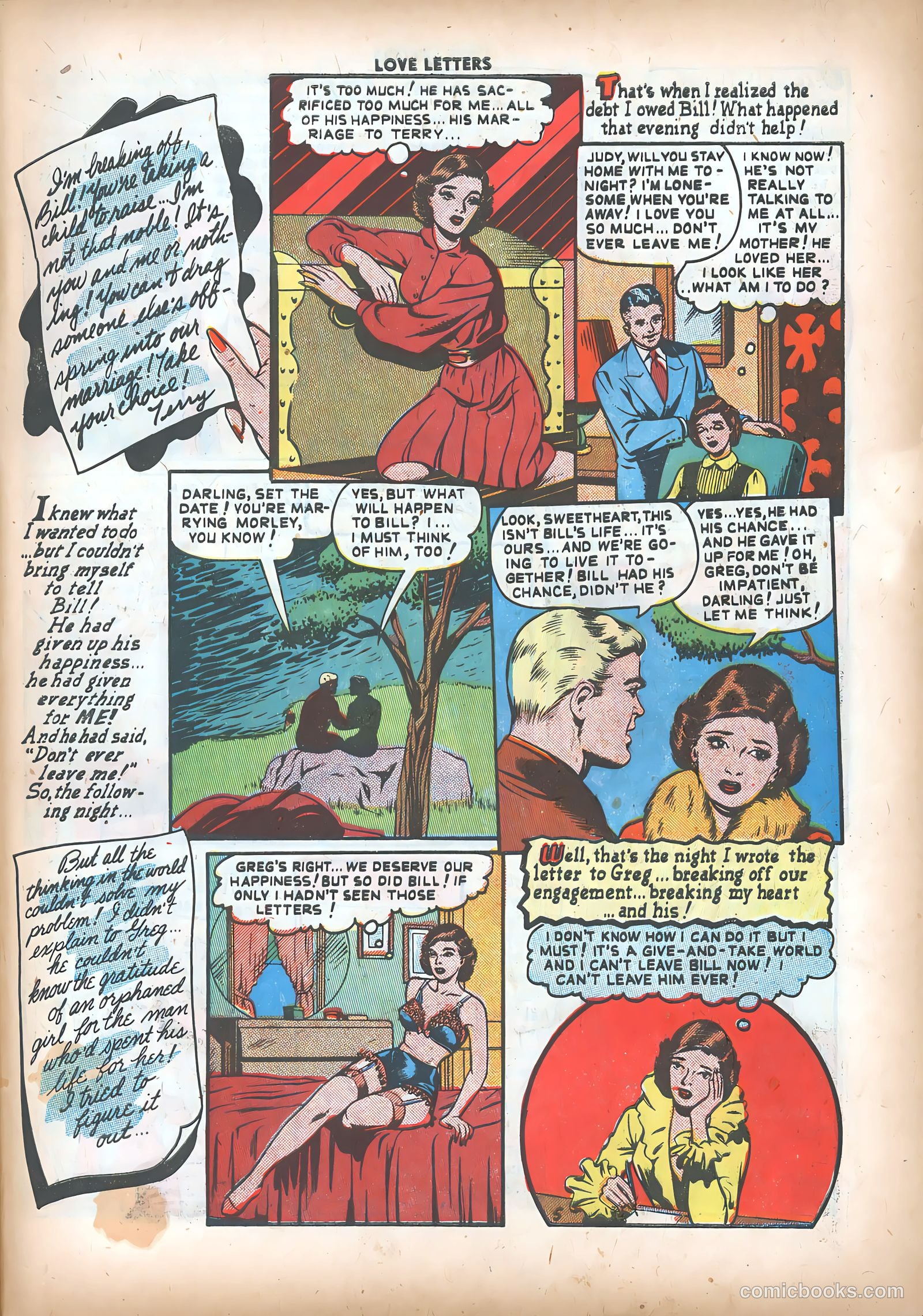 Love Letters #3 (1950) — page 31 of 37