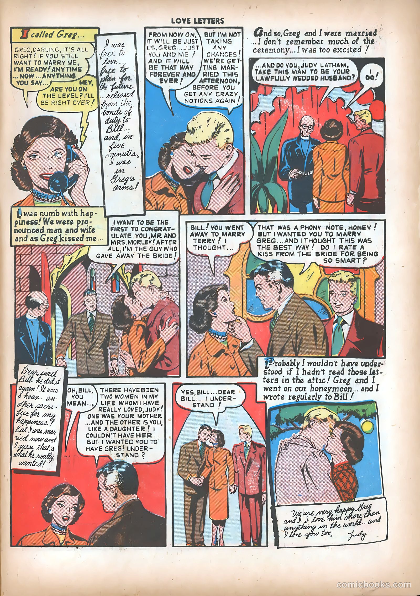 Love Letters #3 (1950) — page 33 of 37