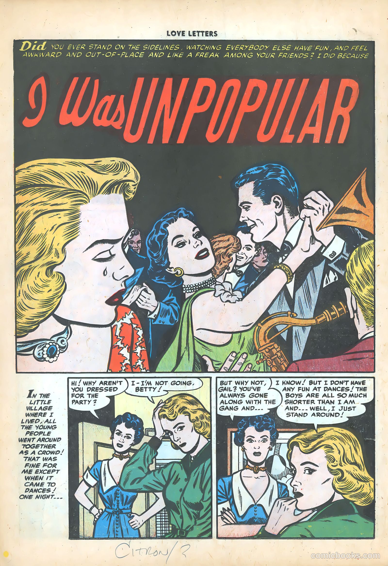 Love Letters #43 (1955) — page 18 of 36