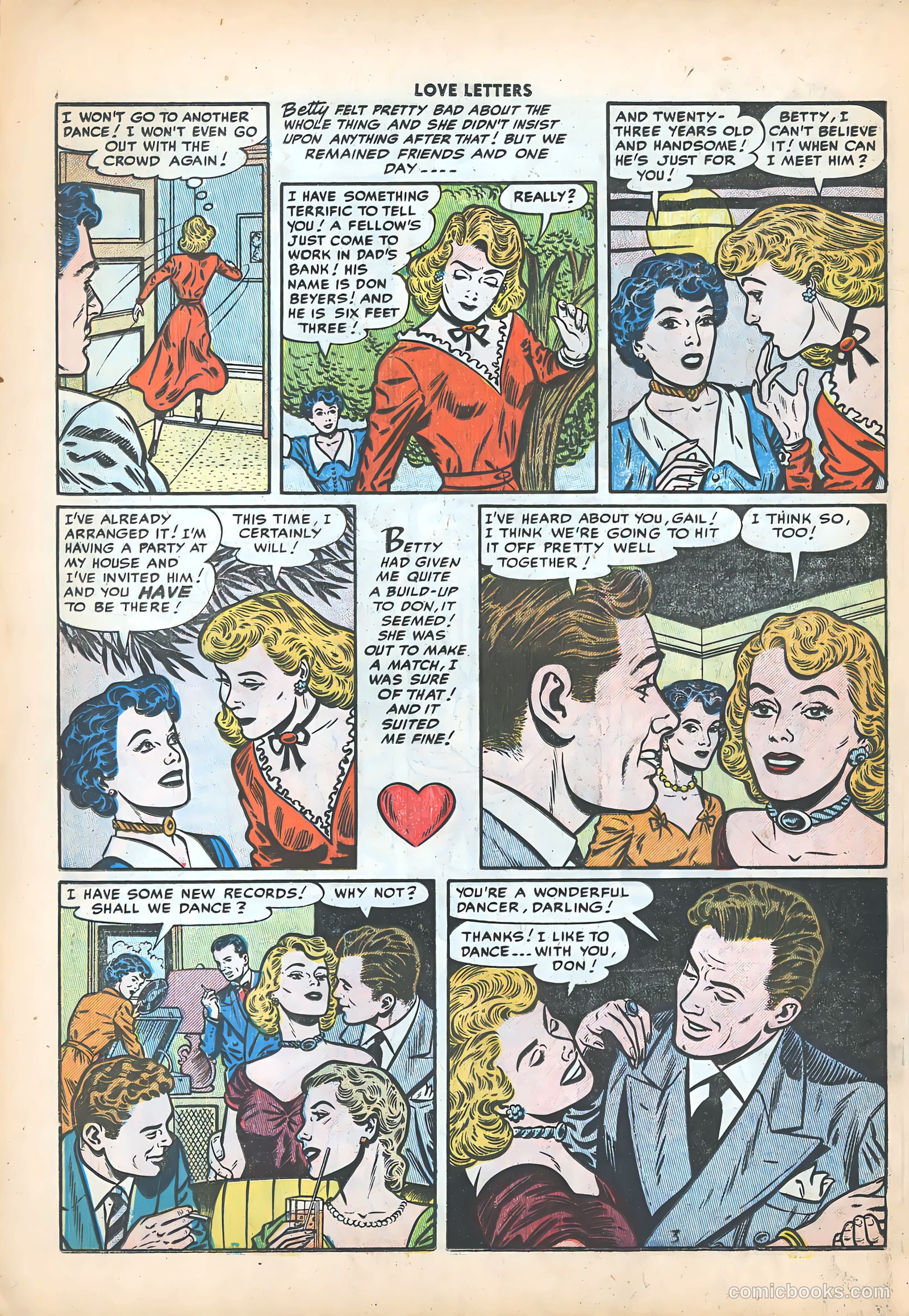 Love Letters #43 (1955) — page 20 of 36