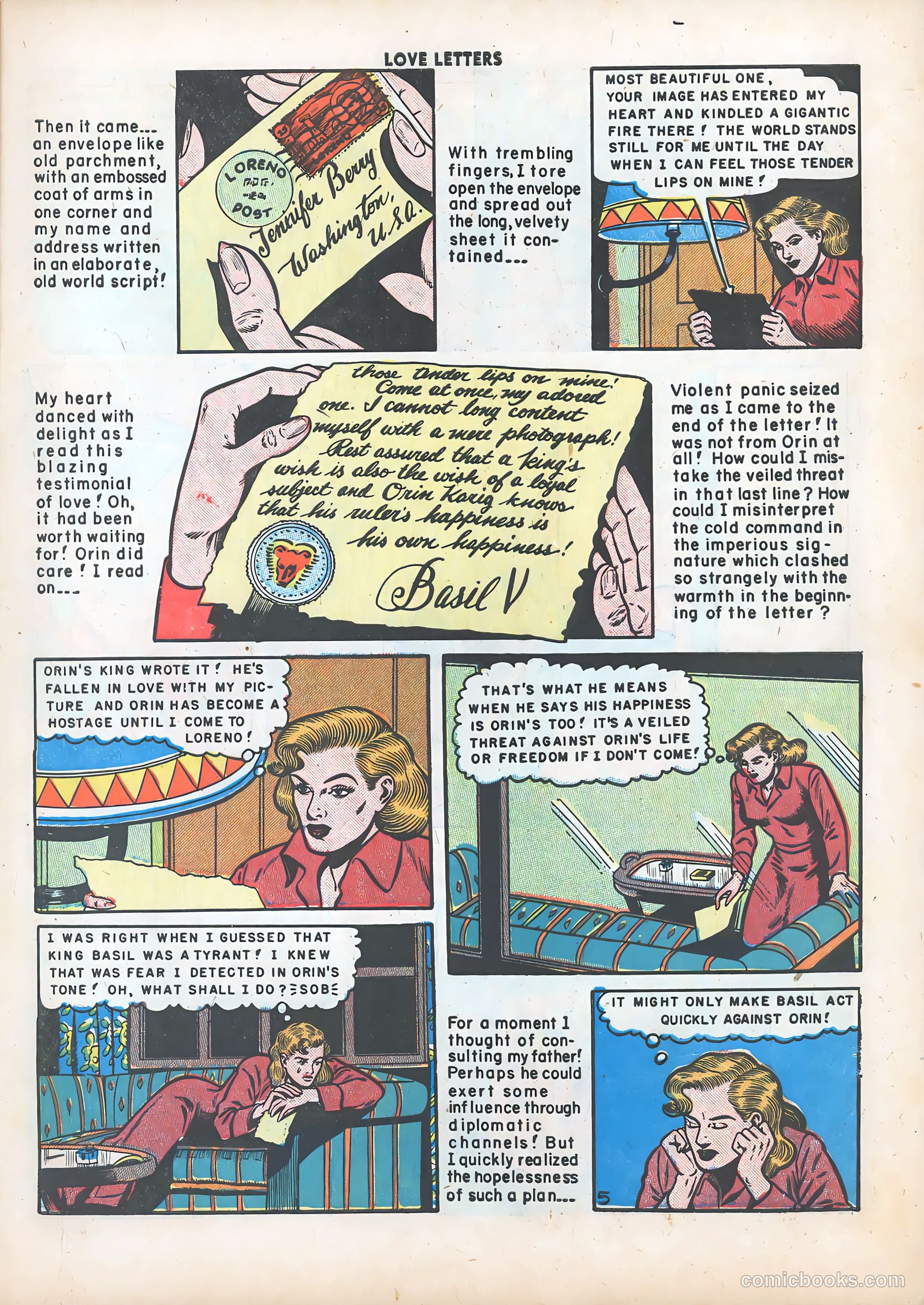 Love Letters #6 (1950) — page 7 of 52
