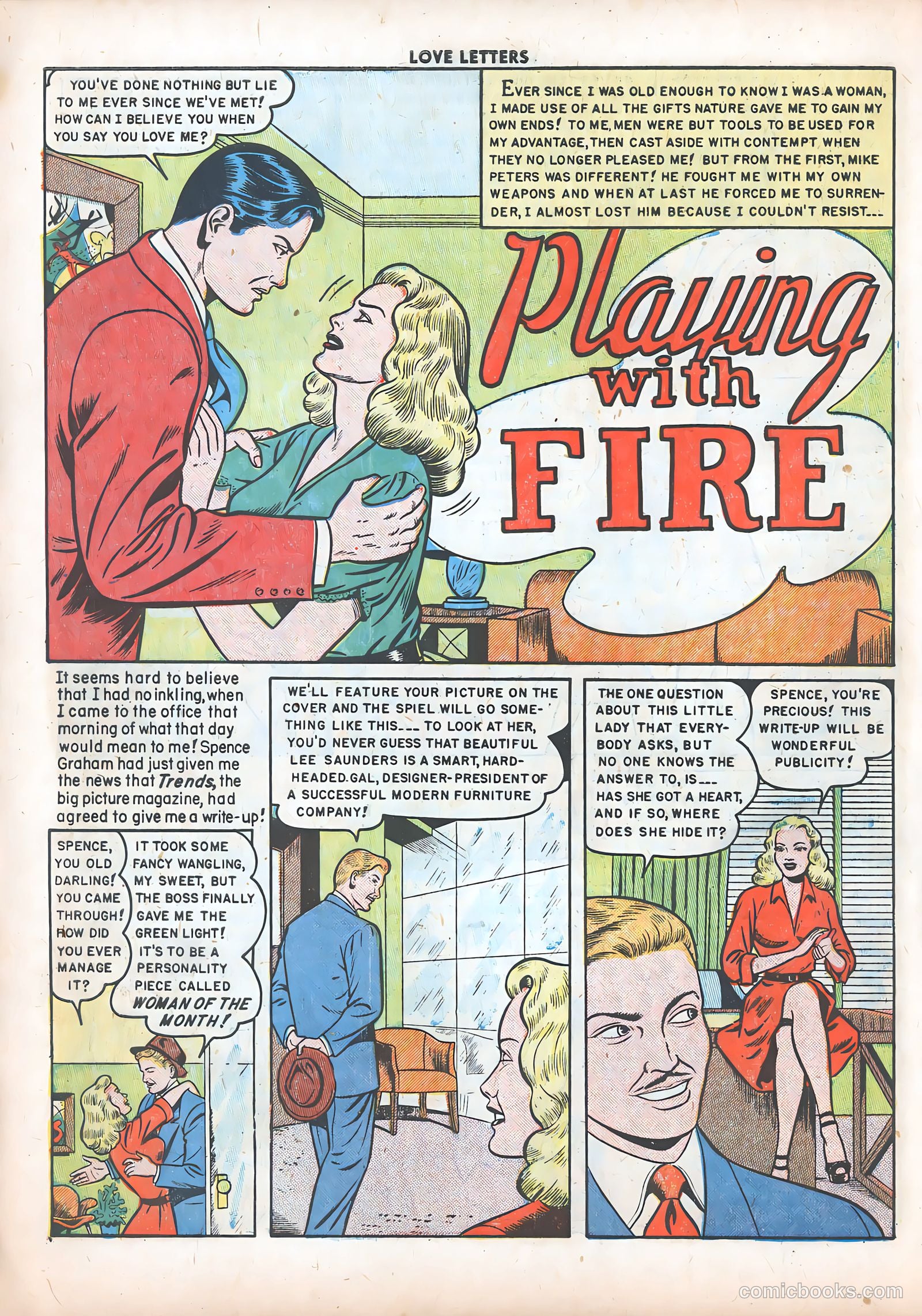 Love Letters #6 (1950) — page 12 of 52