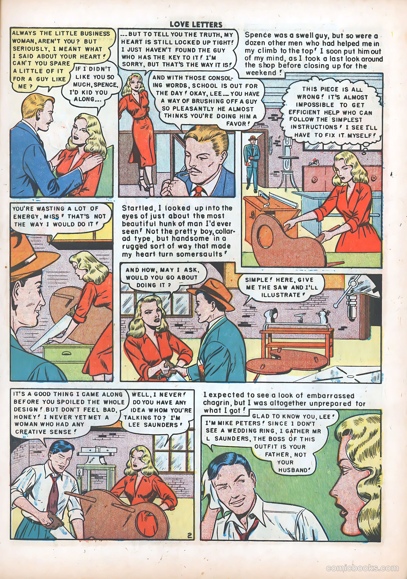 Love Letters #6 (1950) — page 13 of 52