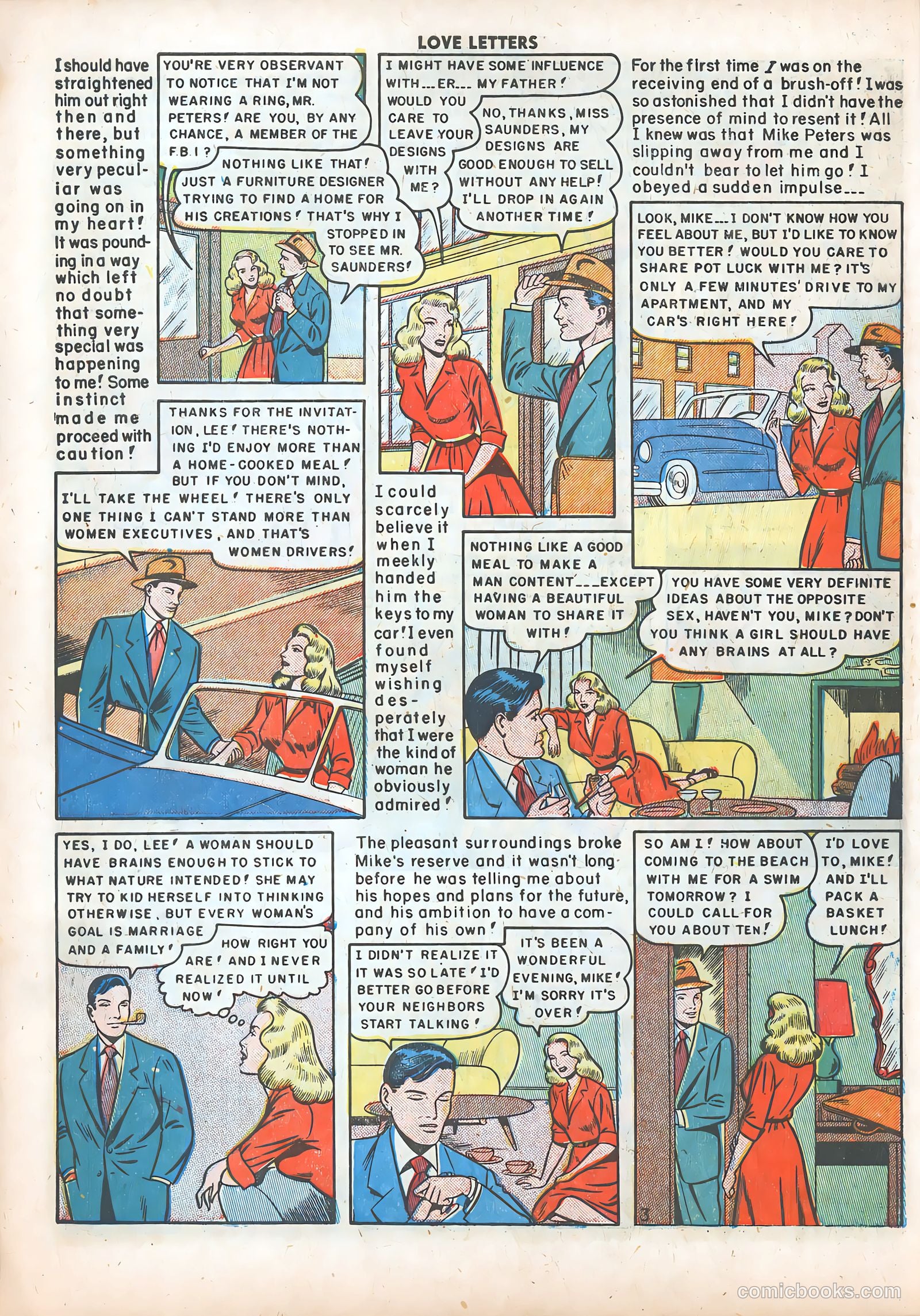 Love Letters #6 (1950) — page 14 of 52