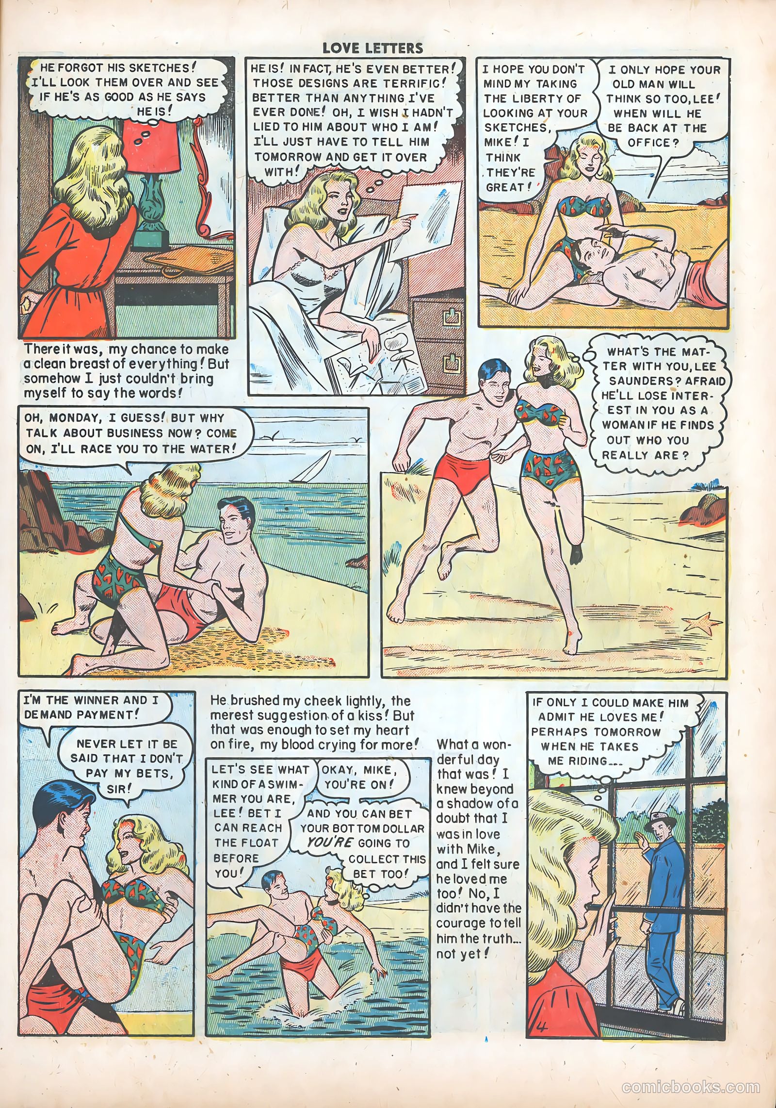 Love Letters #6 (1950) — page 15 of 52