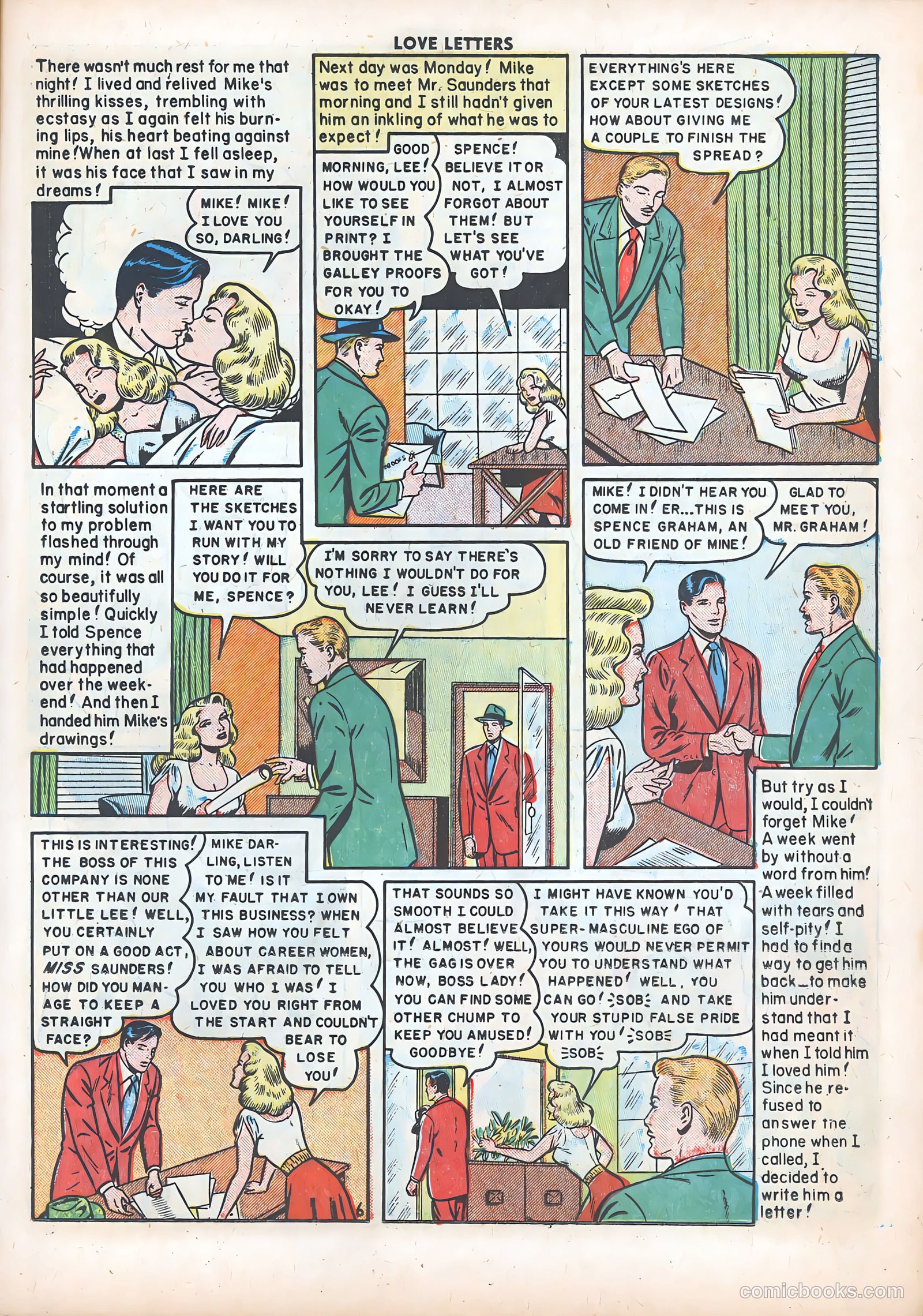 Love Letters #6 (1950) — page 17 of 52