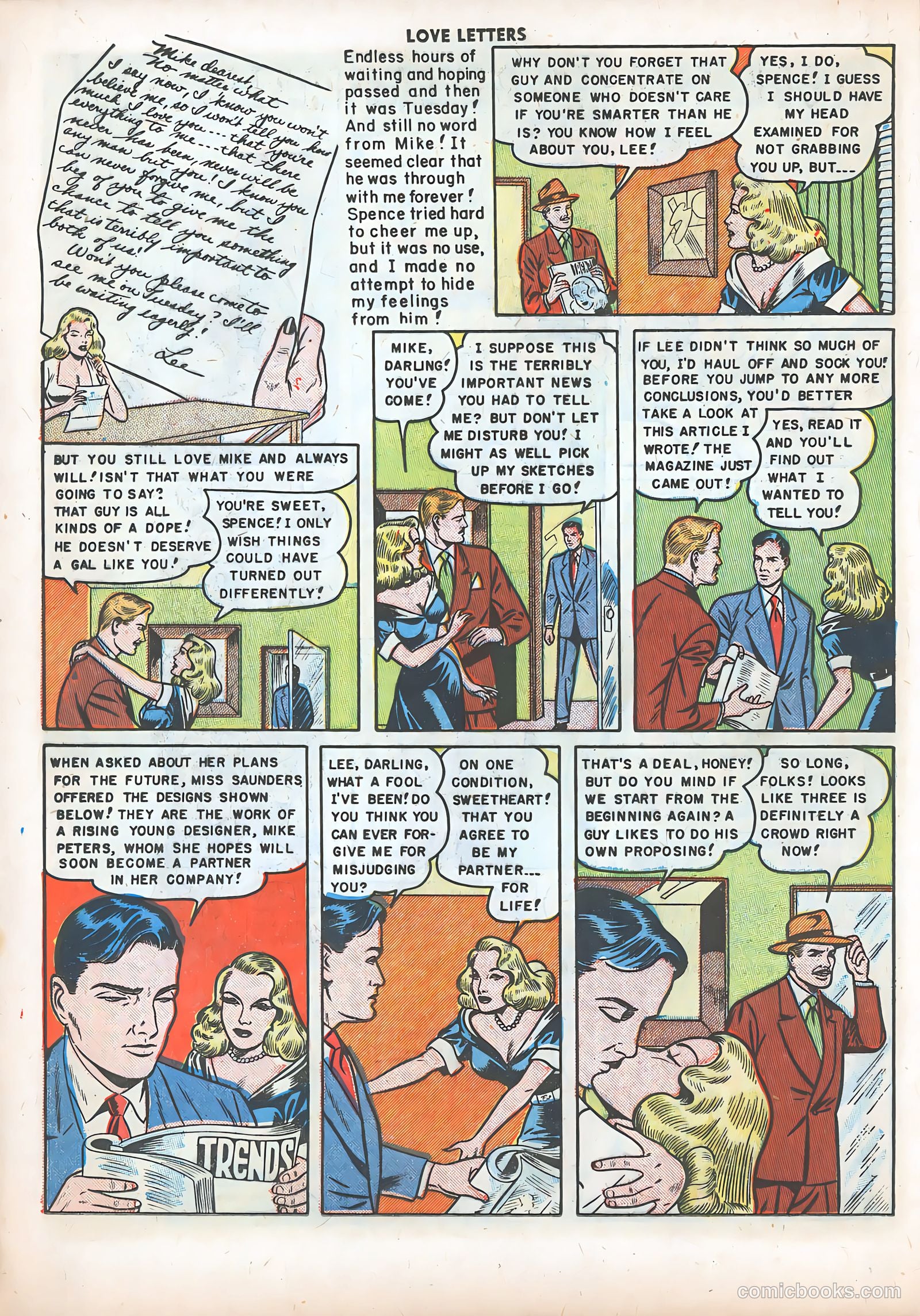 Love Letters #6 (1950) — page 18 of 52