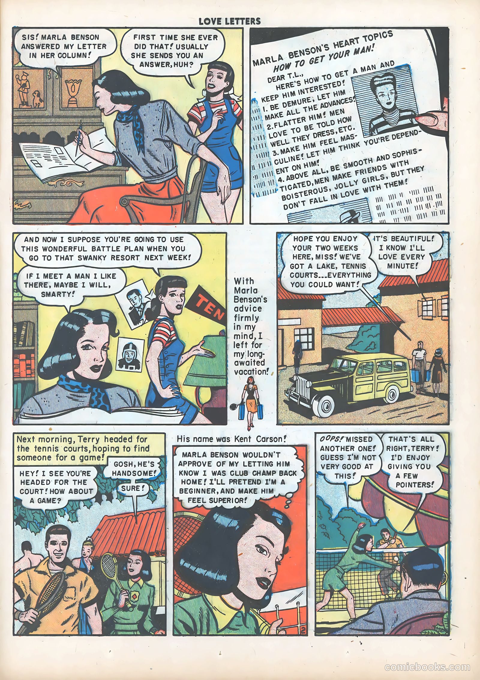 Love Letters #6 (1950) — page 21 of 52