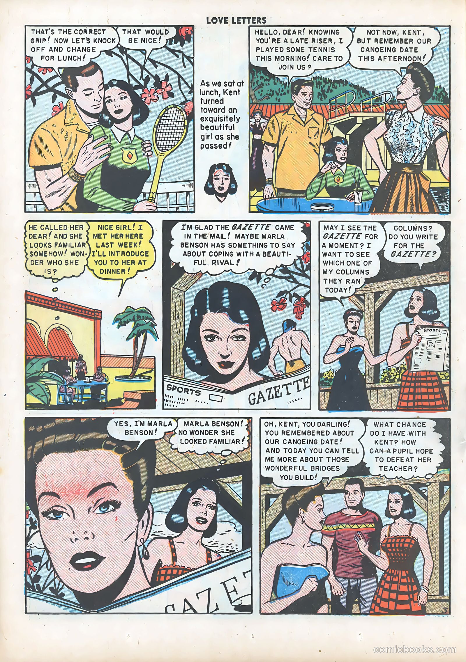 Love Letters #6 (1950) — page 22 of 52