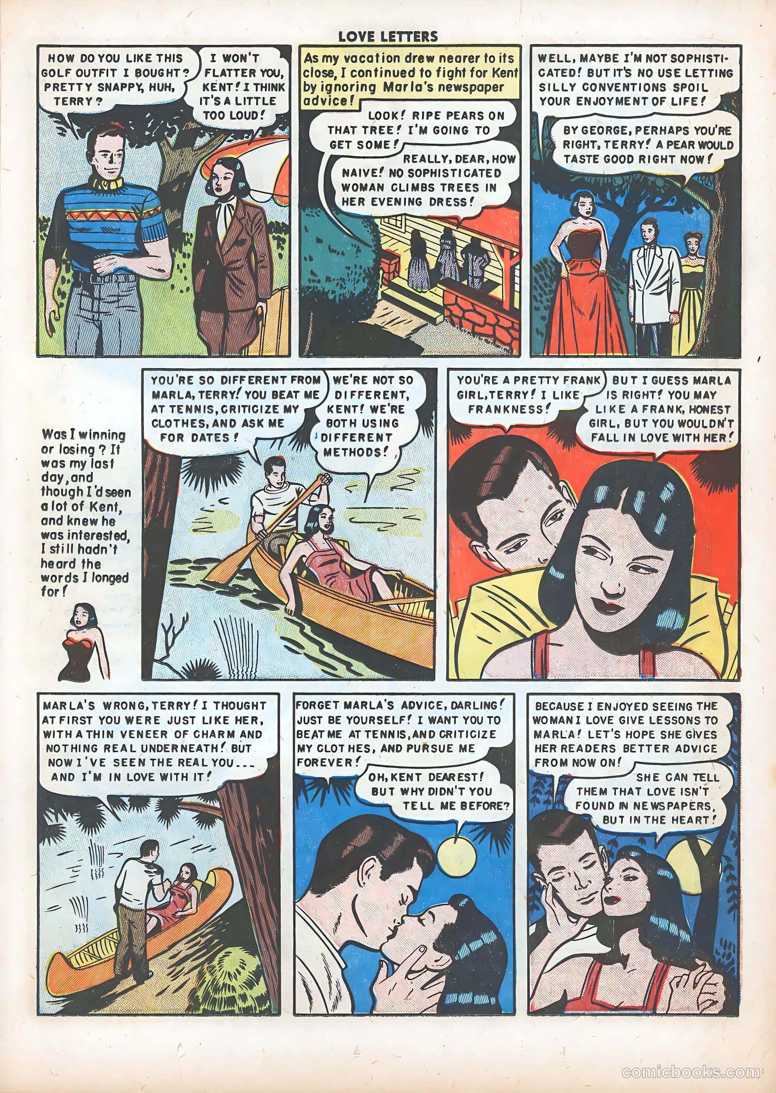 Love Letters #6 (1950) — page 25 of 52