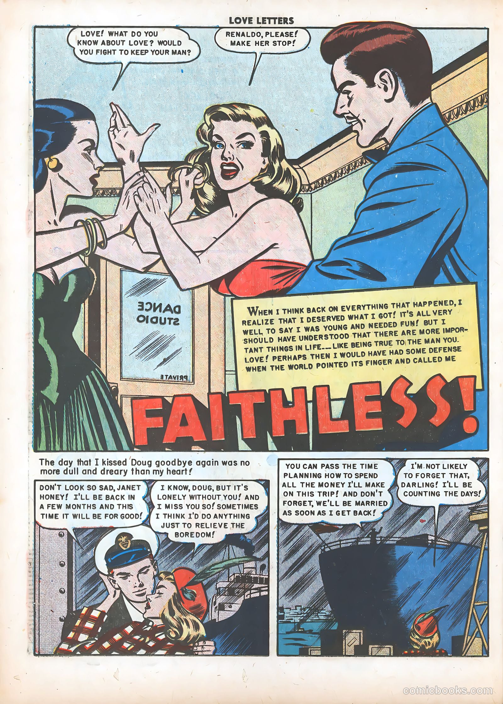 Love Letters #6 (1950) — page 27 of 52