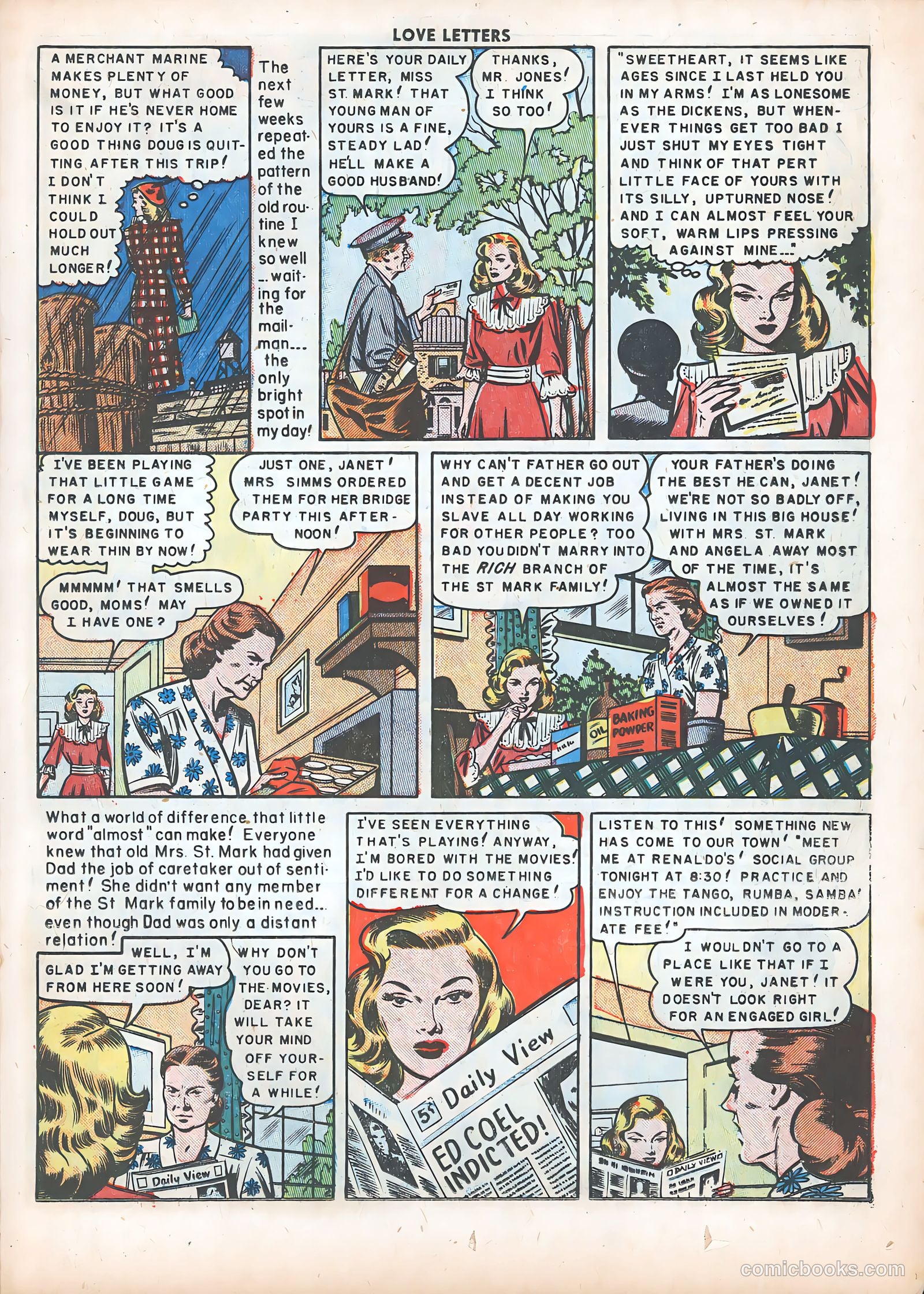 Love Letters #6 (1950) — page 28 of 52