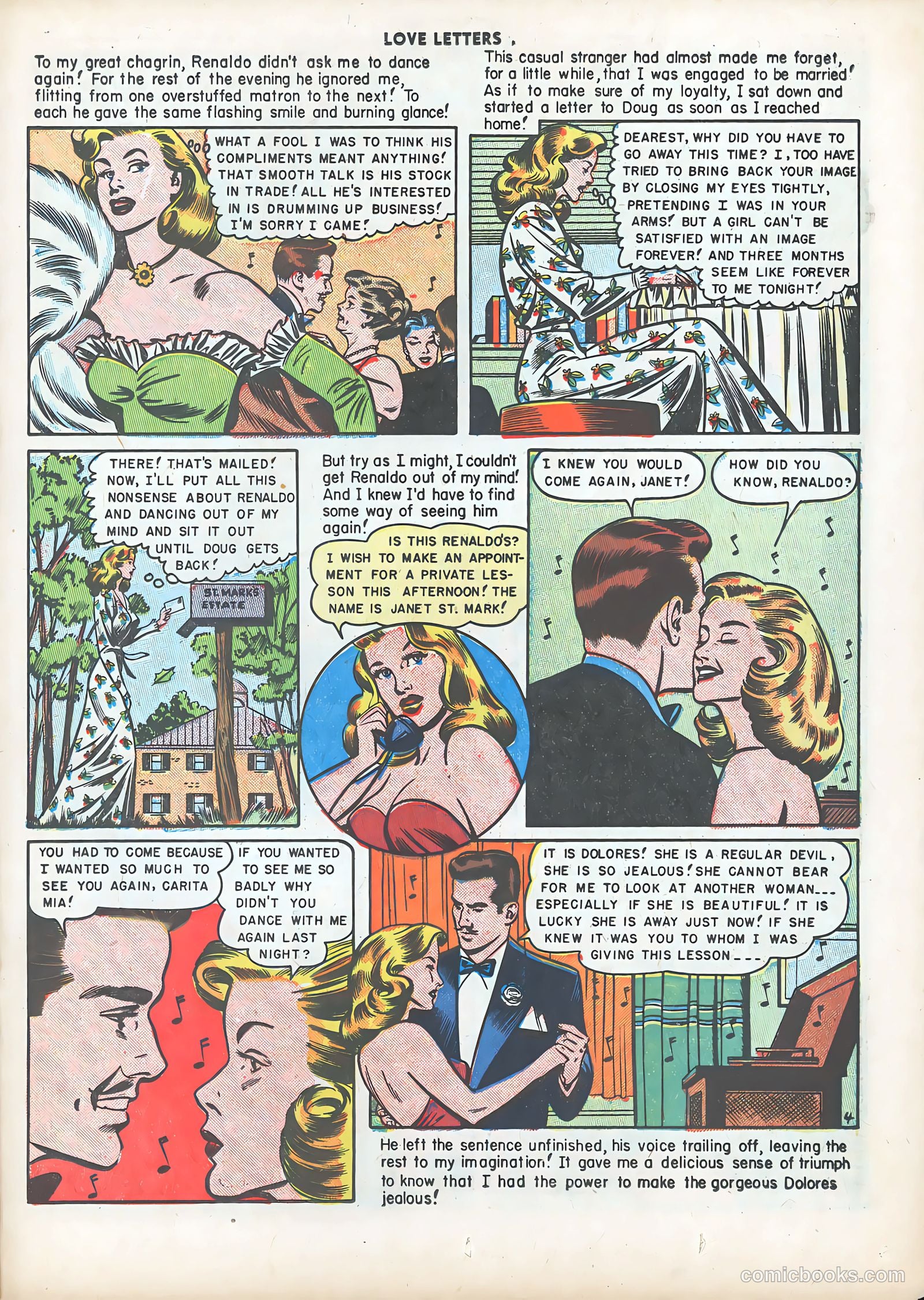 Love Letters #6 (1950) — page 30 of 52