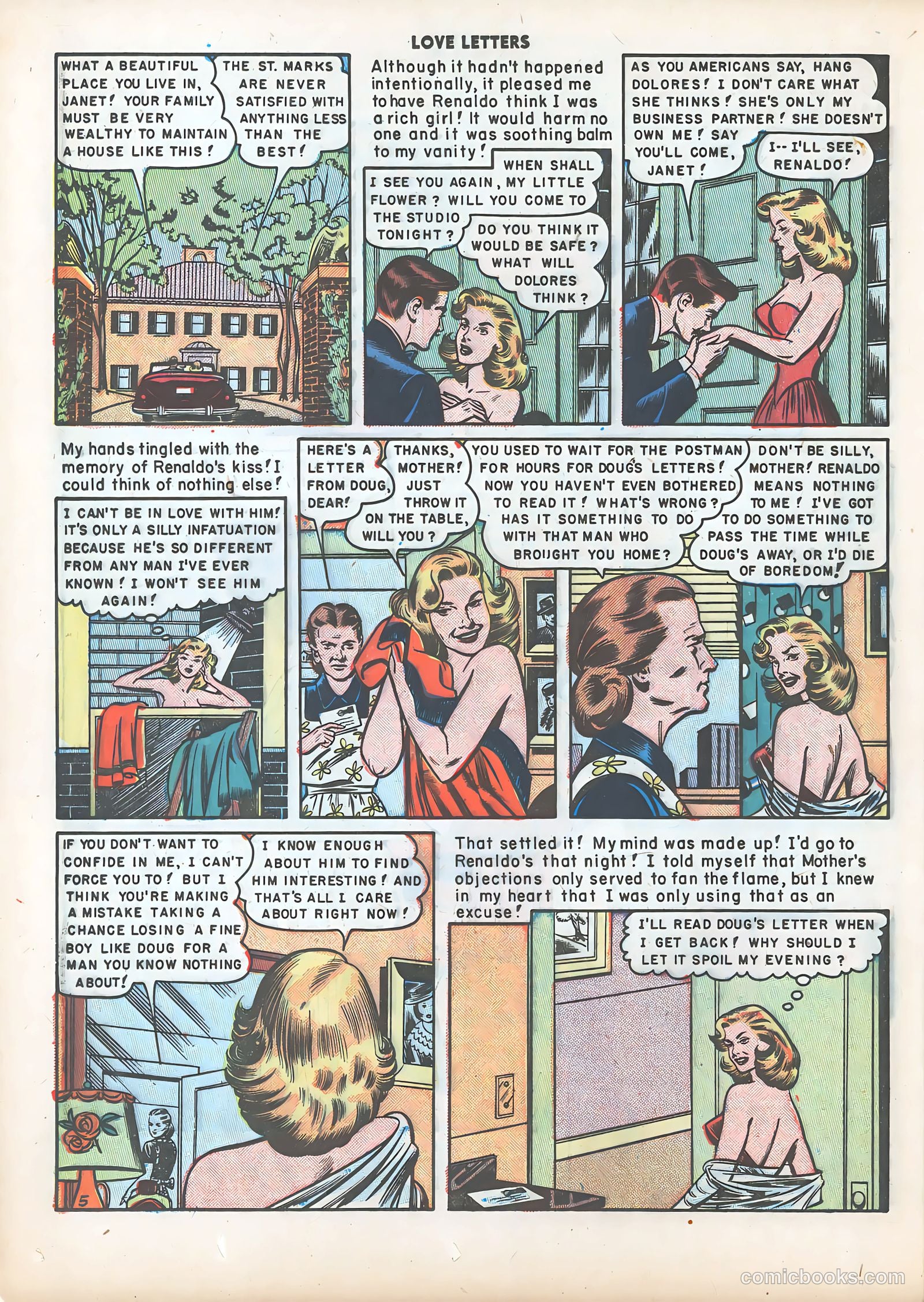 Love Letters #6 (1950) — page 31 of 52