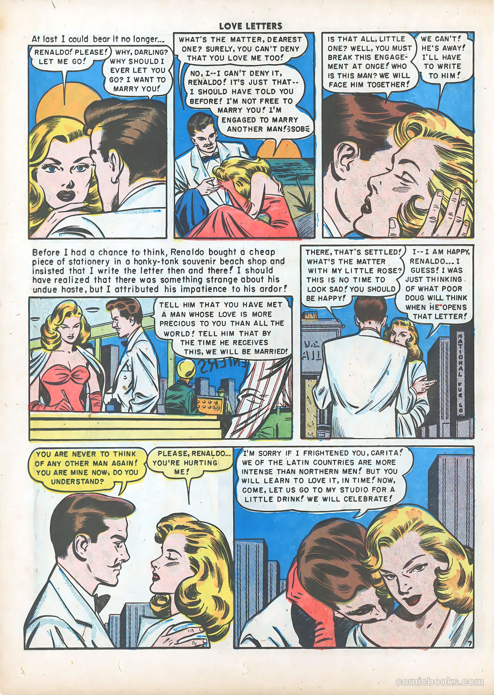 Love Letters #6 (1950) — page 33 of 52