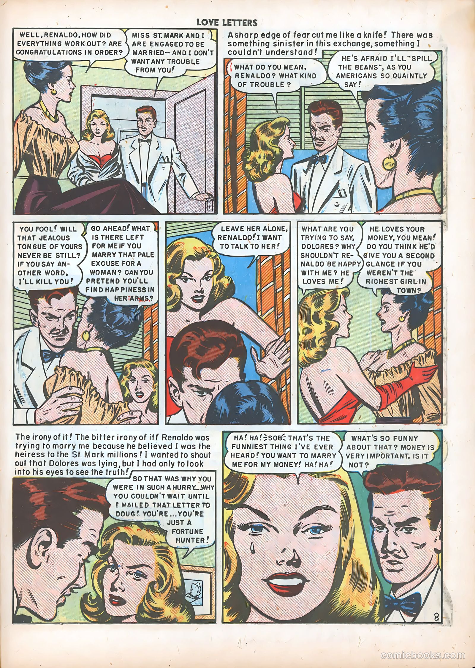 Love Letters #6 (1950) — page 34 of 52