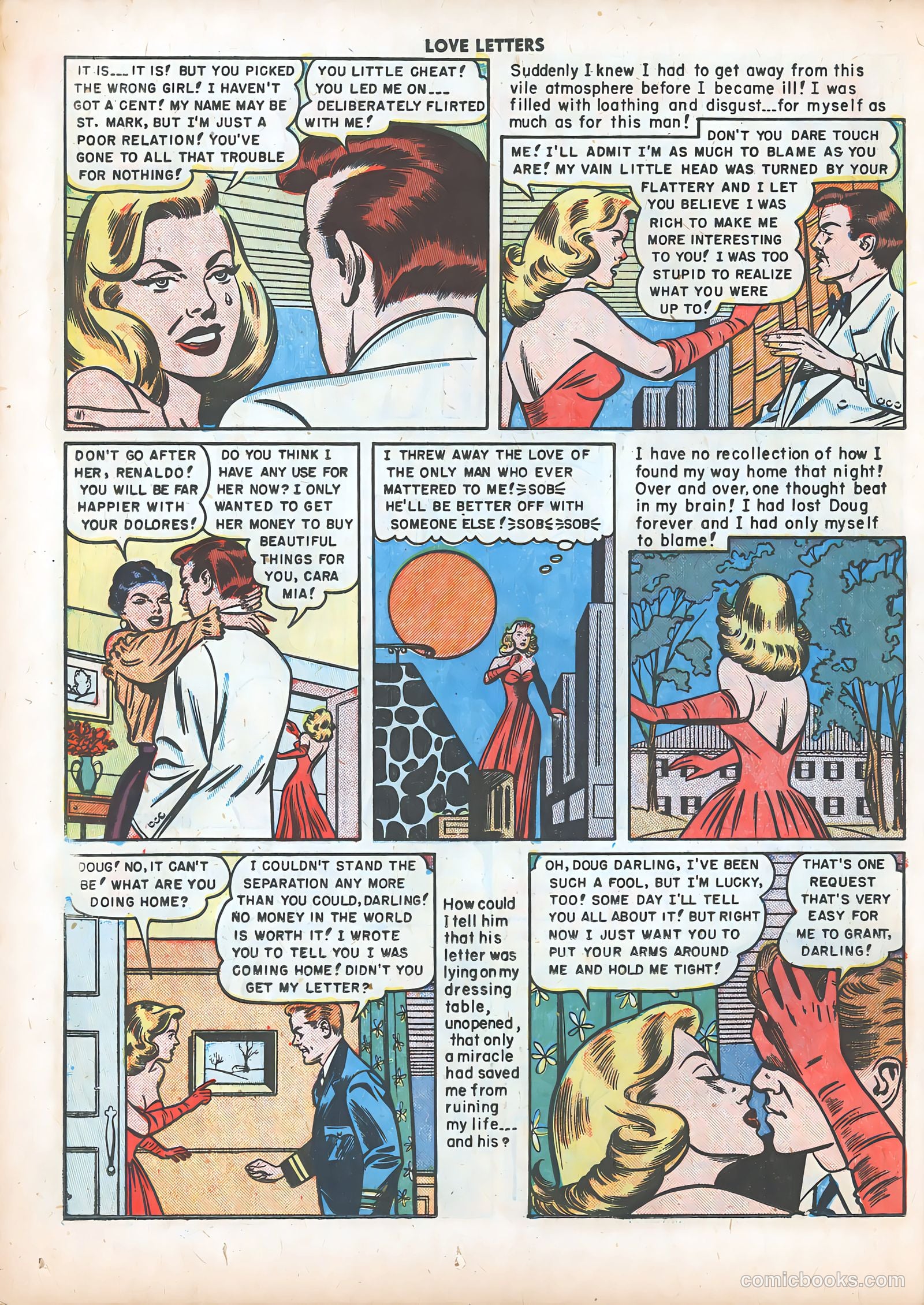 Love Letters #6 (1950) — page 35 of 52
