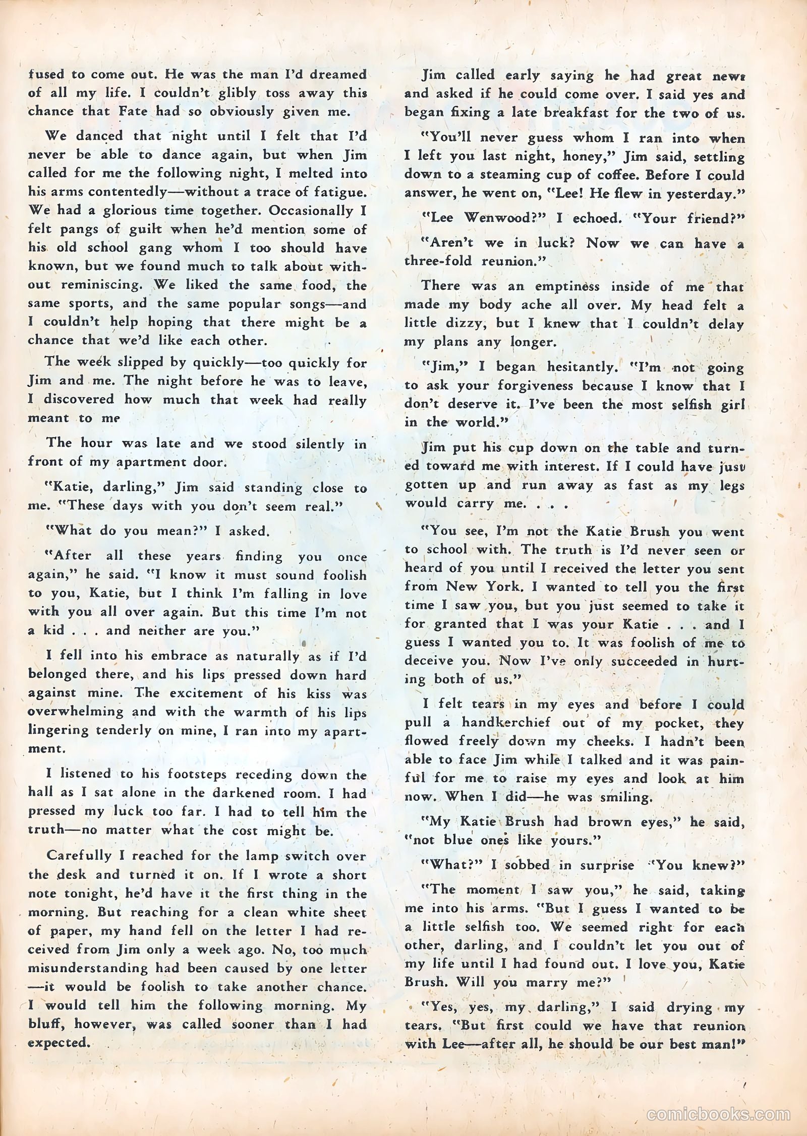 Love Letters #6 (1950) — page 38 of 52