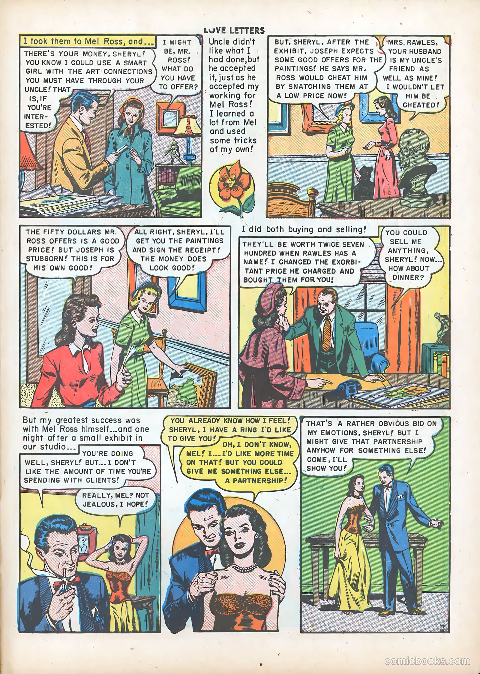 Love Letters #6 (1950) — page 42 of 52
