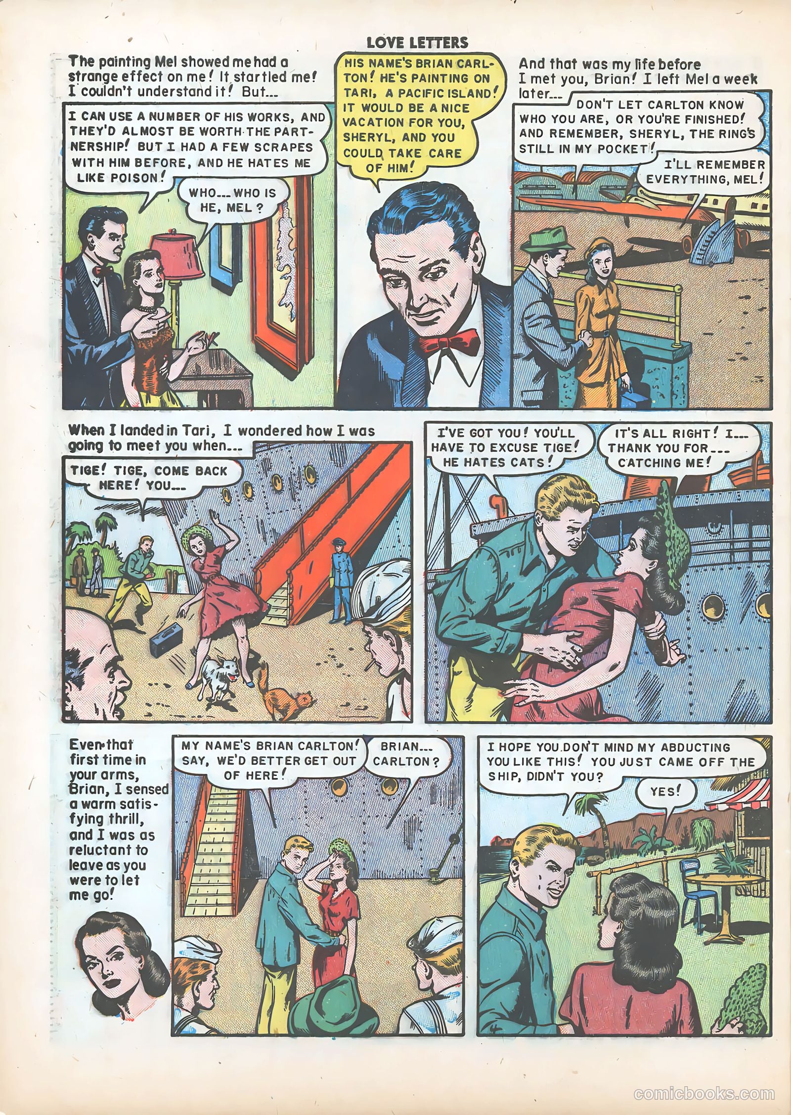Love Letters #6 (1950) — page 43 of 52