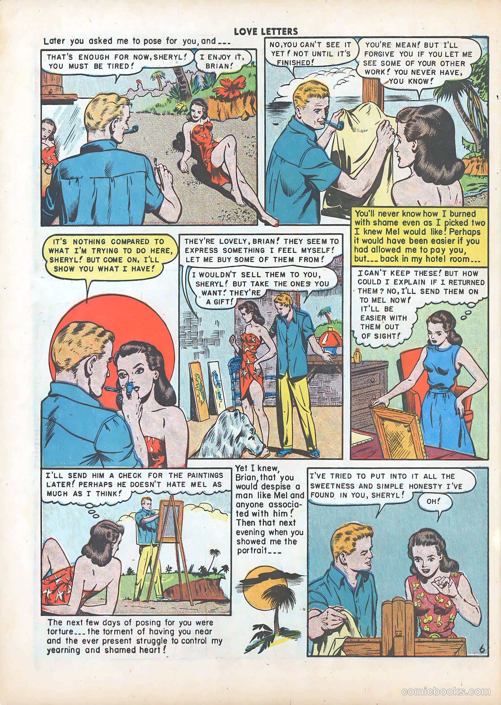 Love Letters #6 (1950) — page 45 of 52