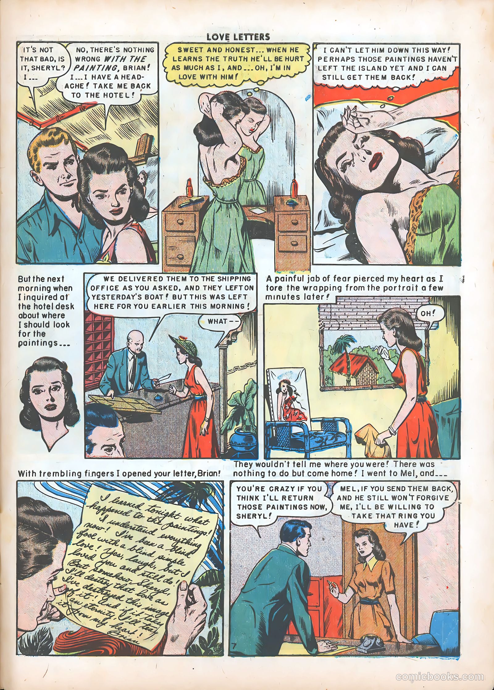 Love Letters #6 (1950) — page 46 of 52