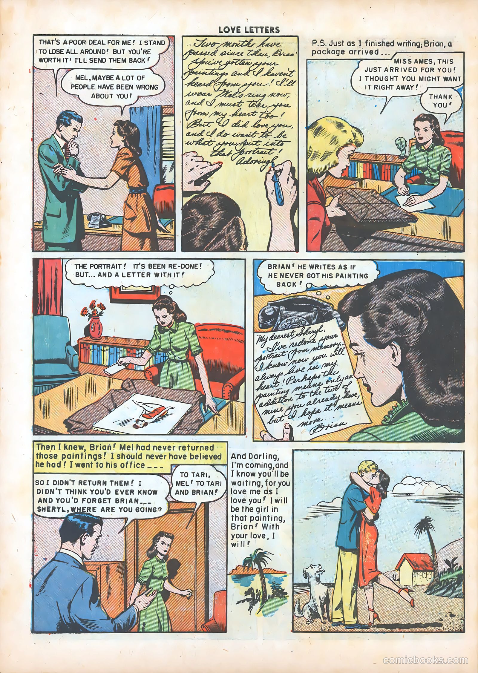 Love Letters #6 (1950) — page 47 of 52