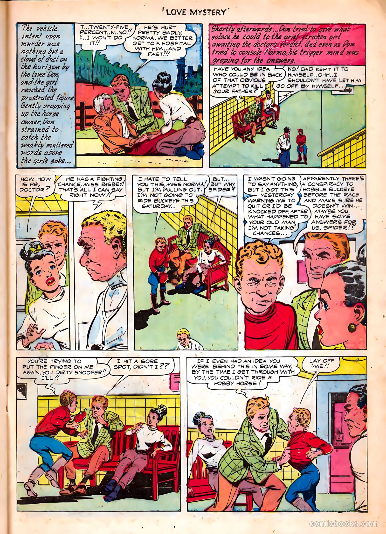 Love Mystery #3 (1950) — page 25 of 36