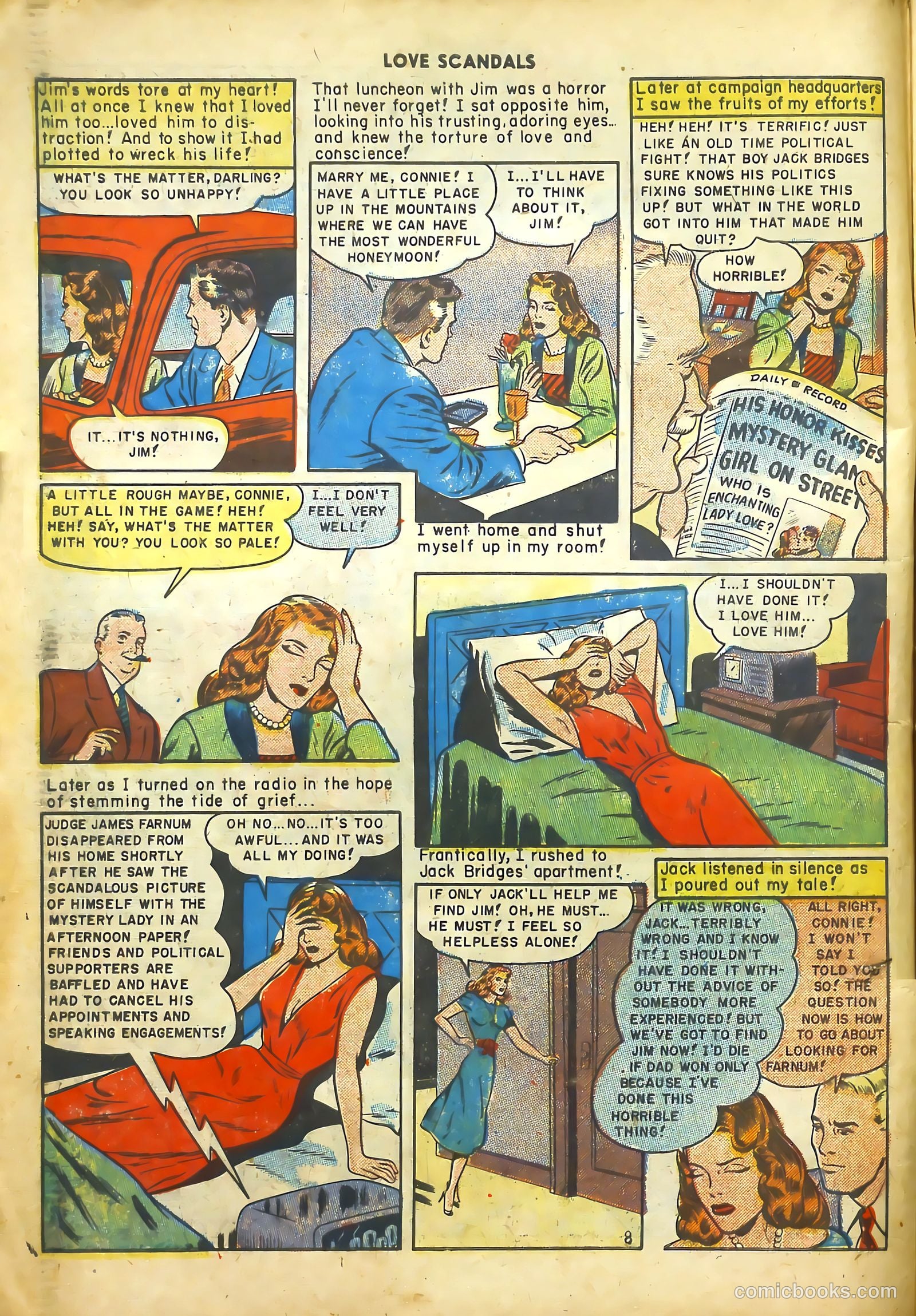 Love Scandals #2 (1950) — page 10 of 36