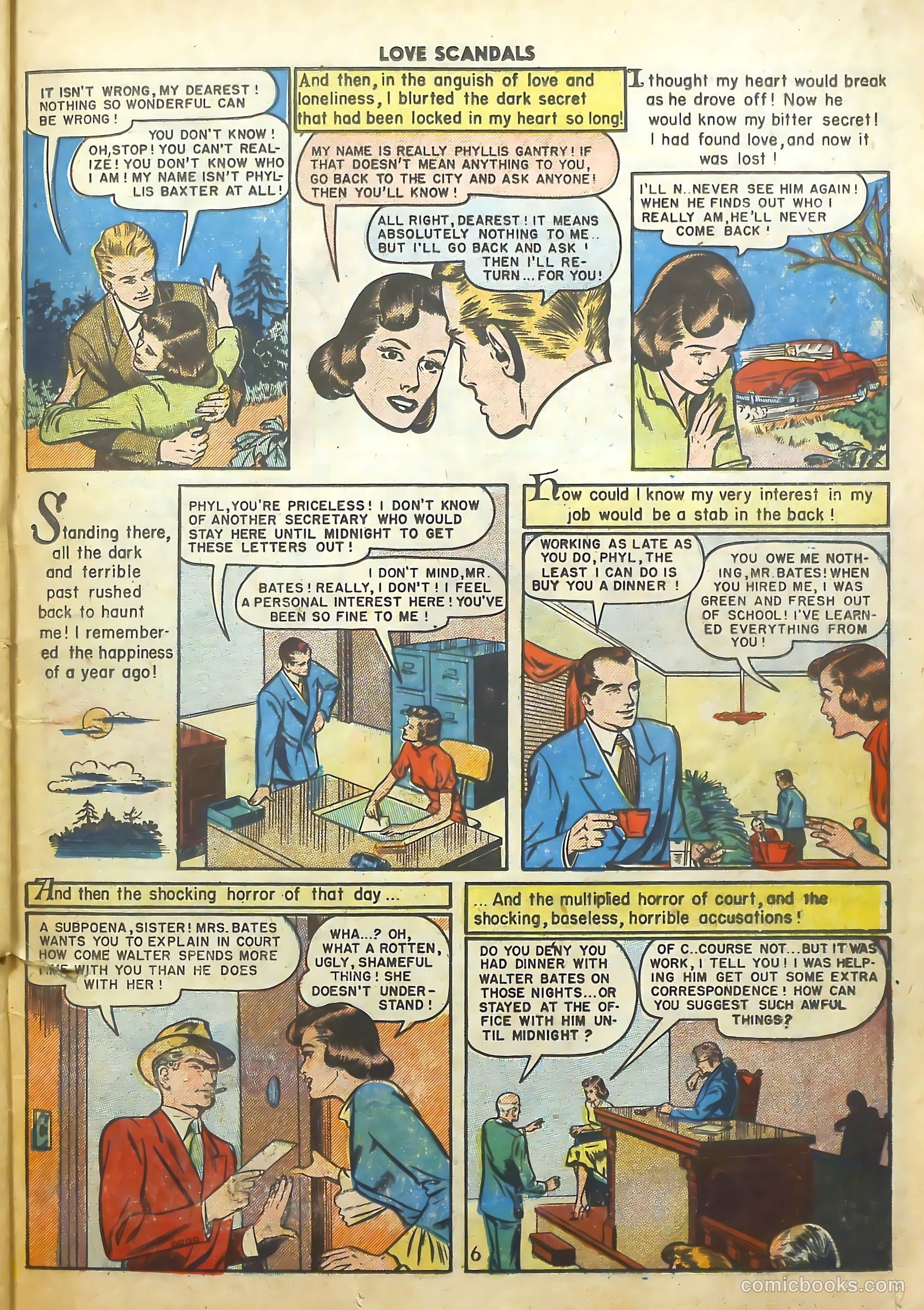 Love Scandals #2 (1950) — page 23 of 36