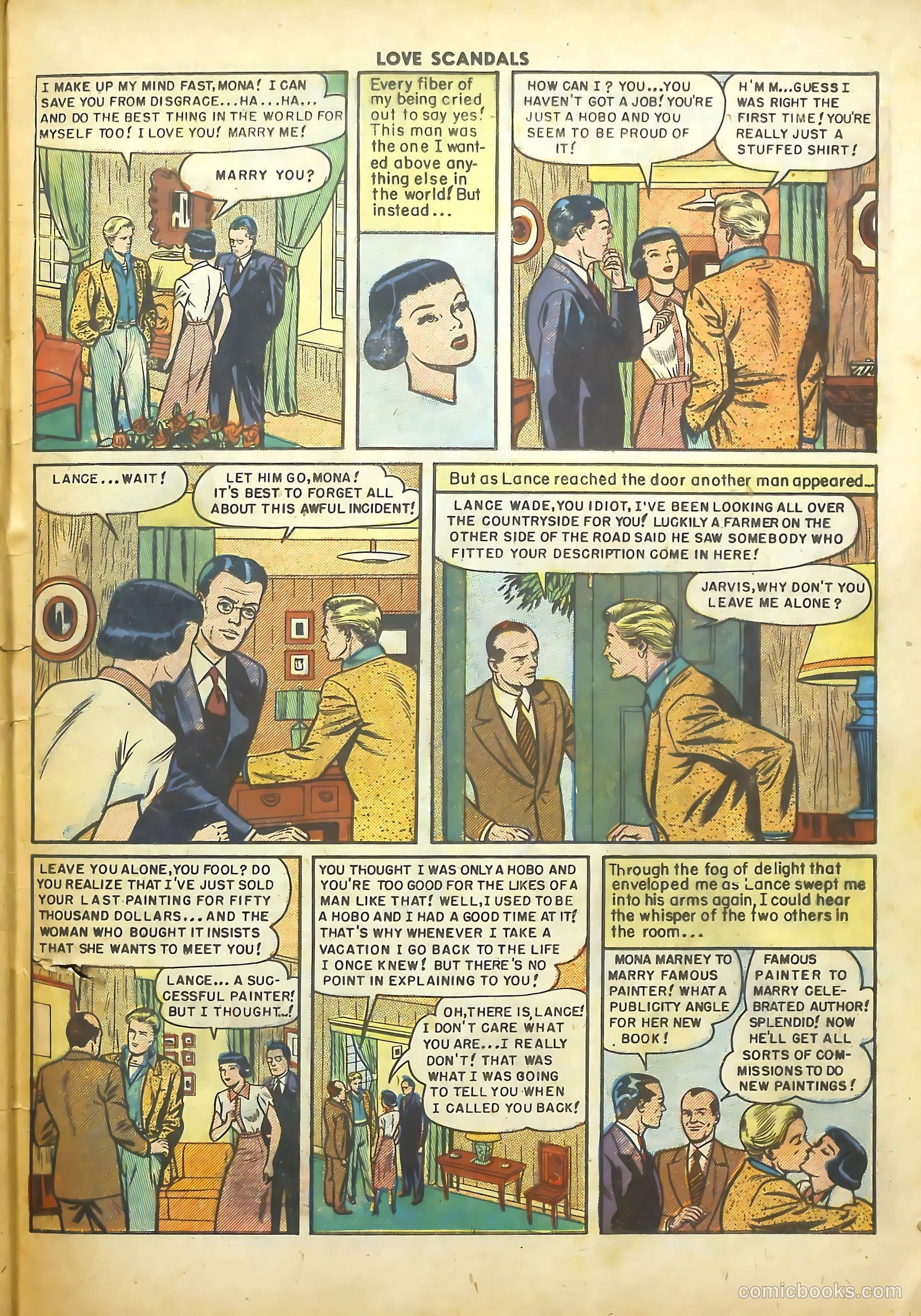 Love Scandals #2 (1950) — page 33 of 36