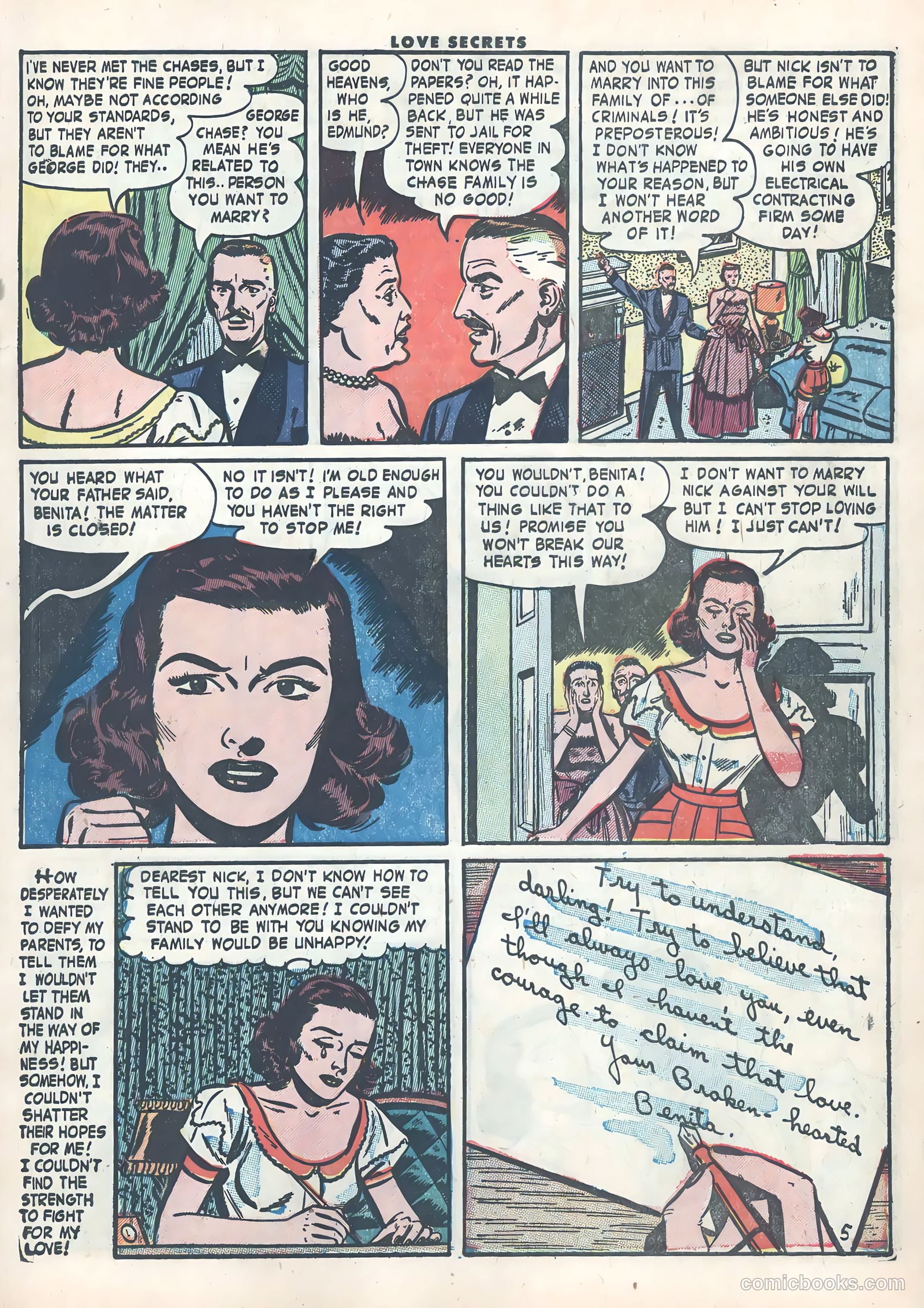 Love Secrets #33 (1953) — page 7 of 38