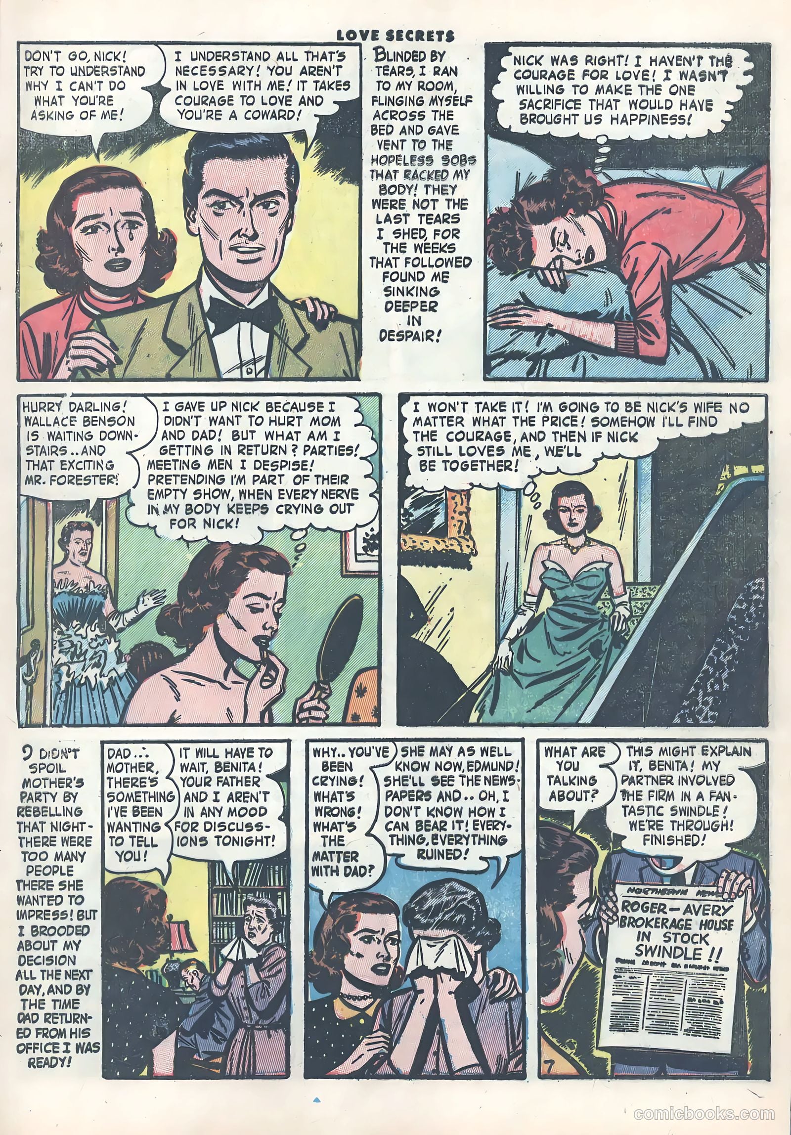 Love Secrets #33 (1953) — page 9 of 38