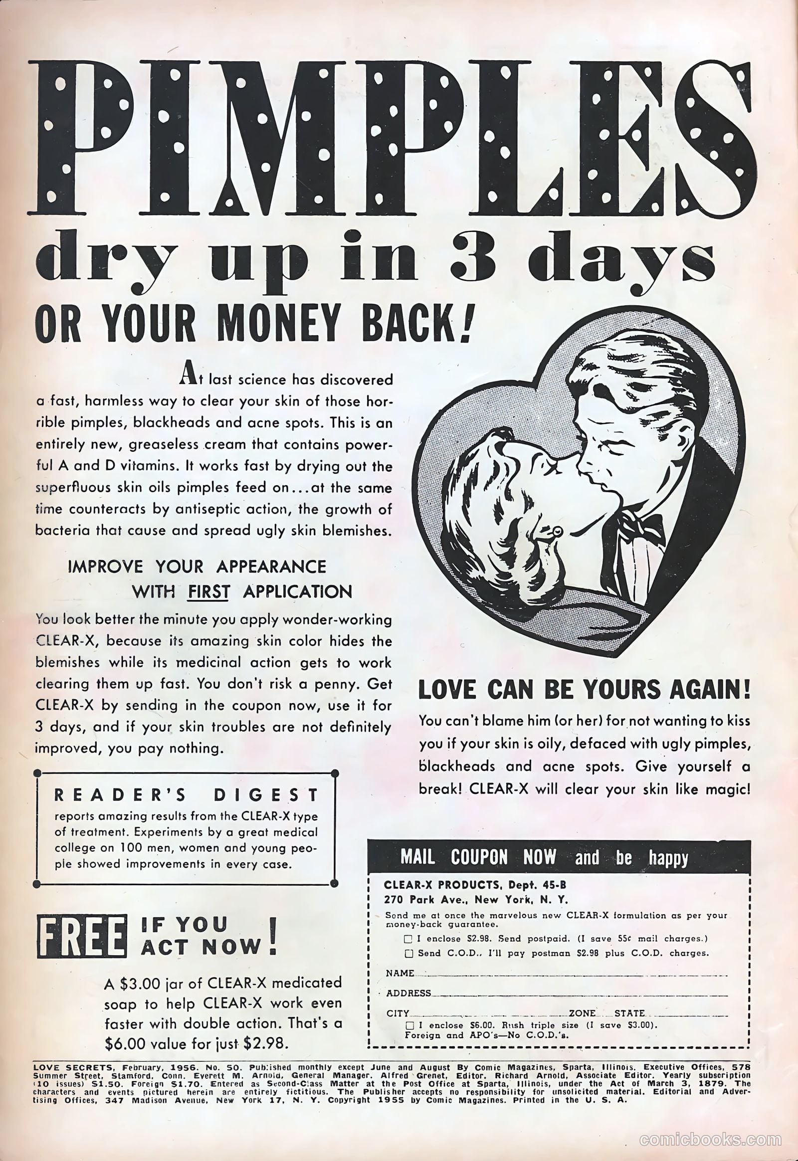 Love Secrets #50 (1956) — page 2 of 37