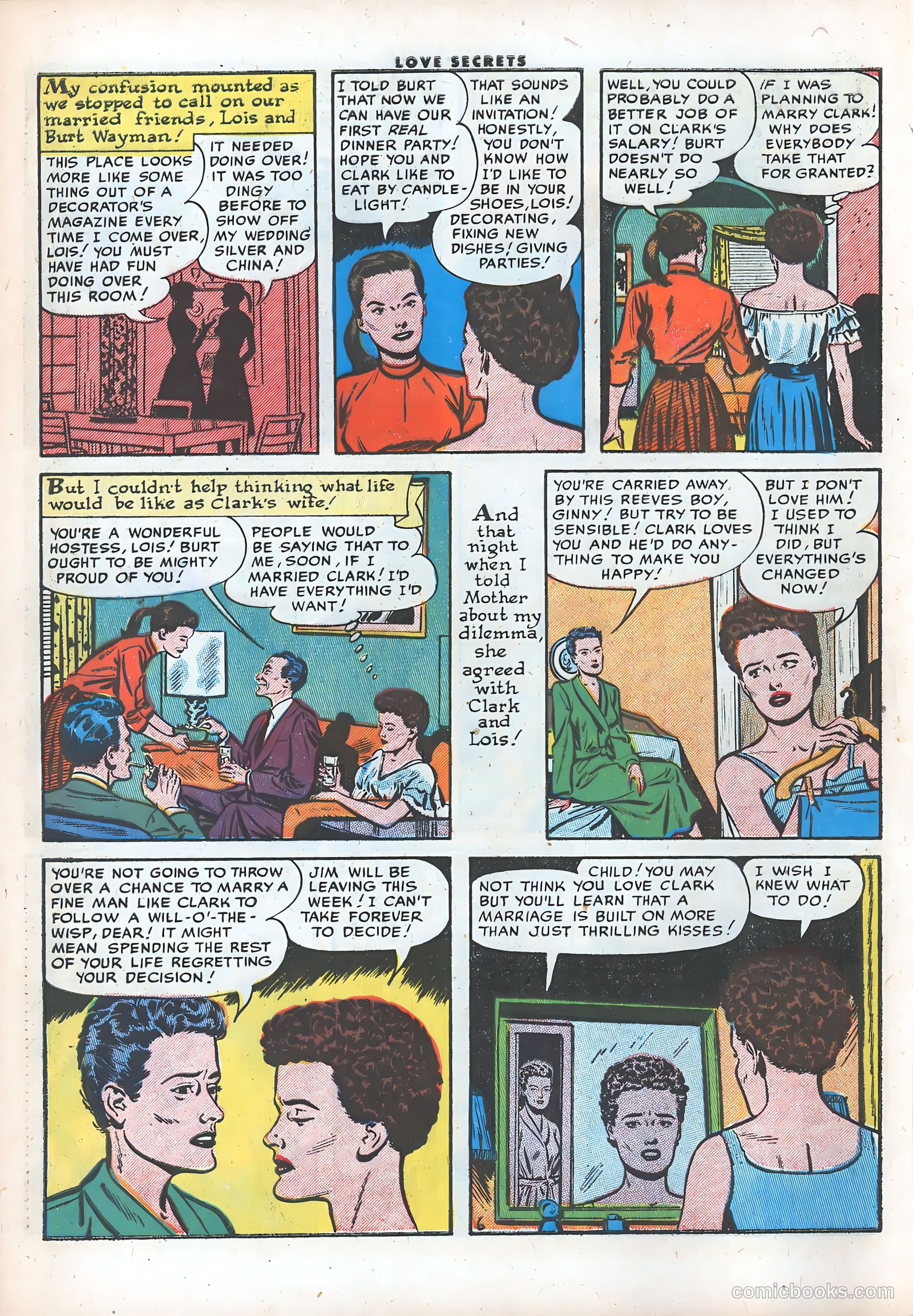Love Secrets #50 (1956) — page 8 of 37