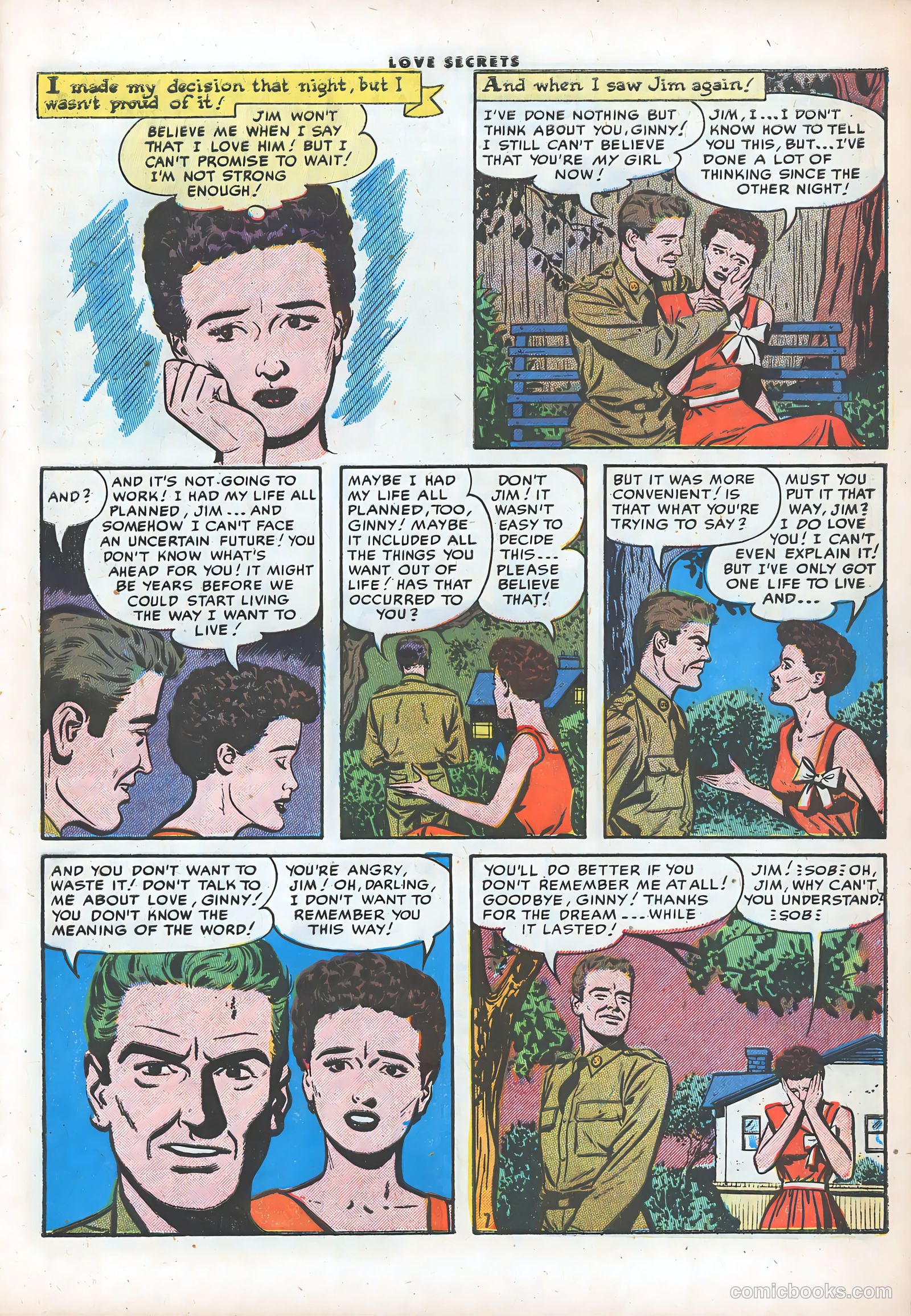 Love Secrets #50 (1956) — page 9 of 37