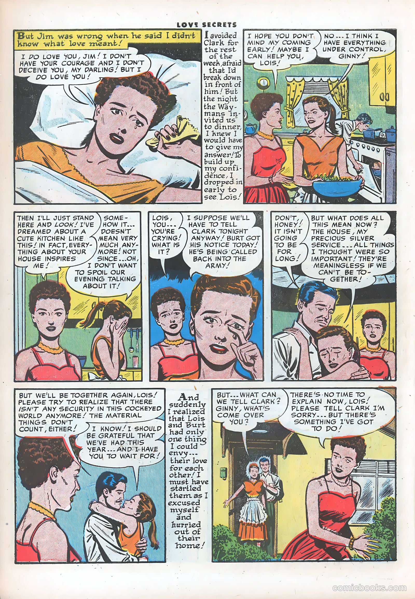 Love Secrets #50 (1956) — page 10 of 37